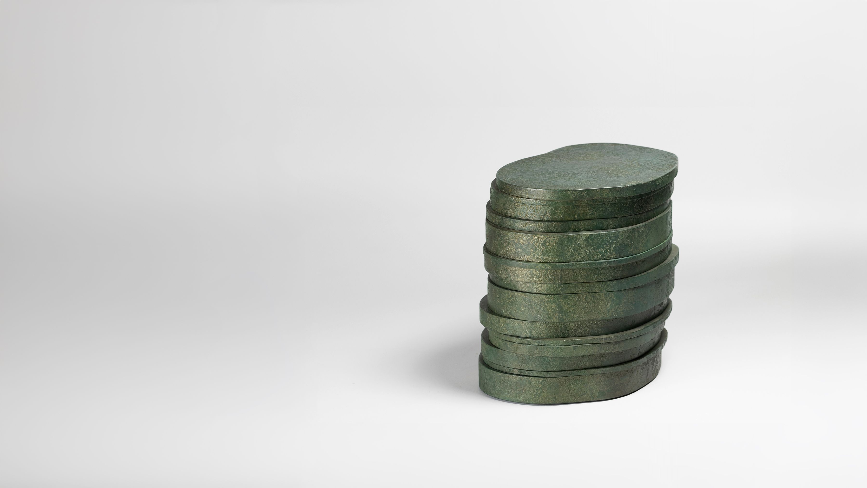 Pierre Bonnefille Ateliers Courbet Tabouret Stone Strates A