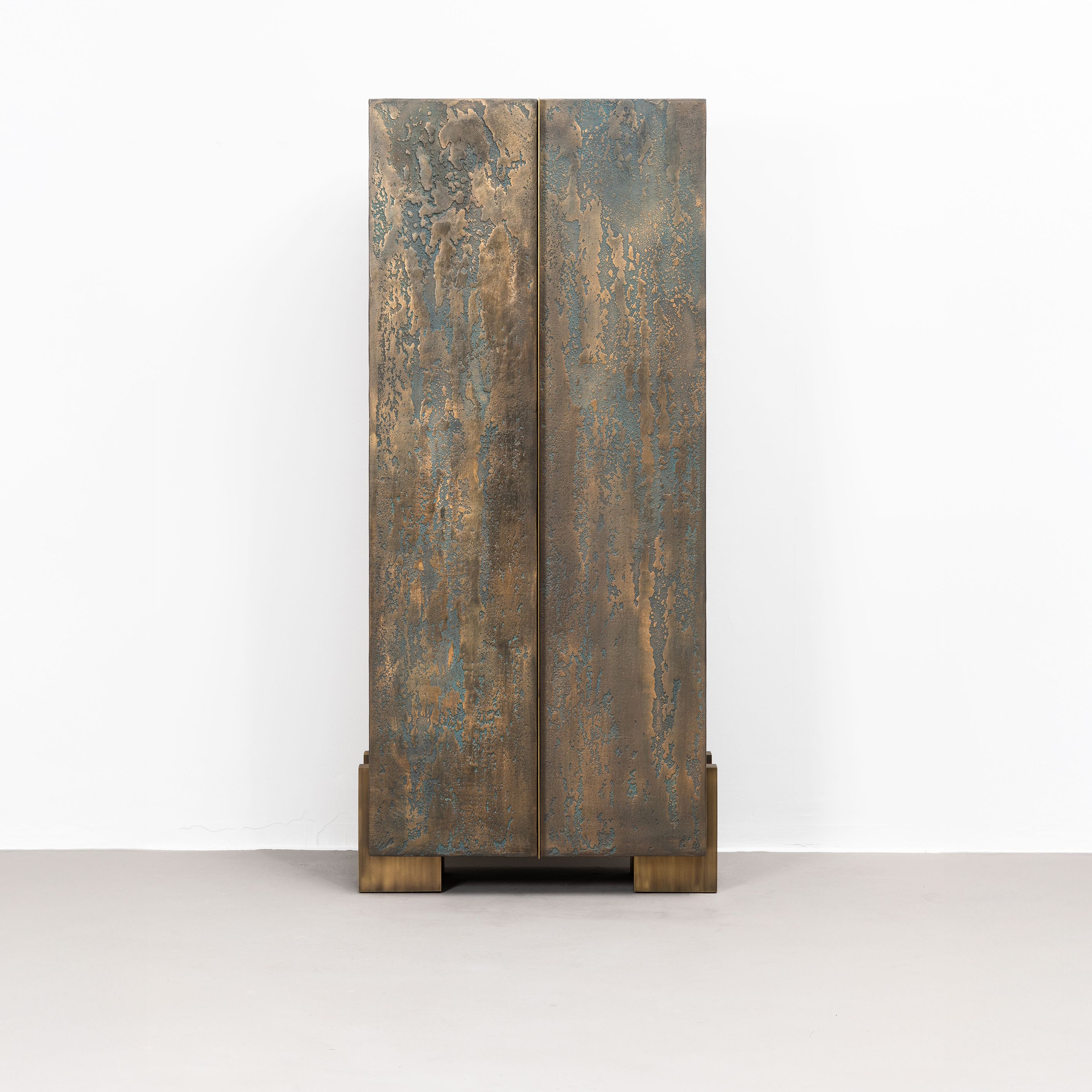 Pierre Bonnefille Ateliers Courbet Armoire Bloc Vert De Gris