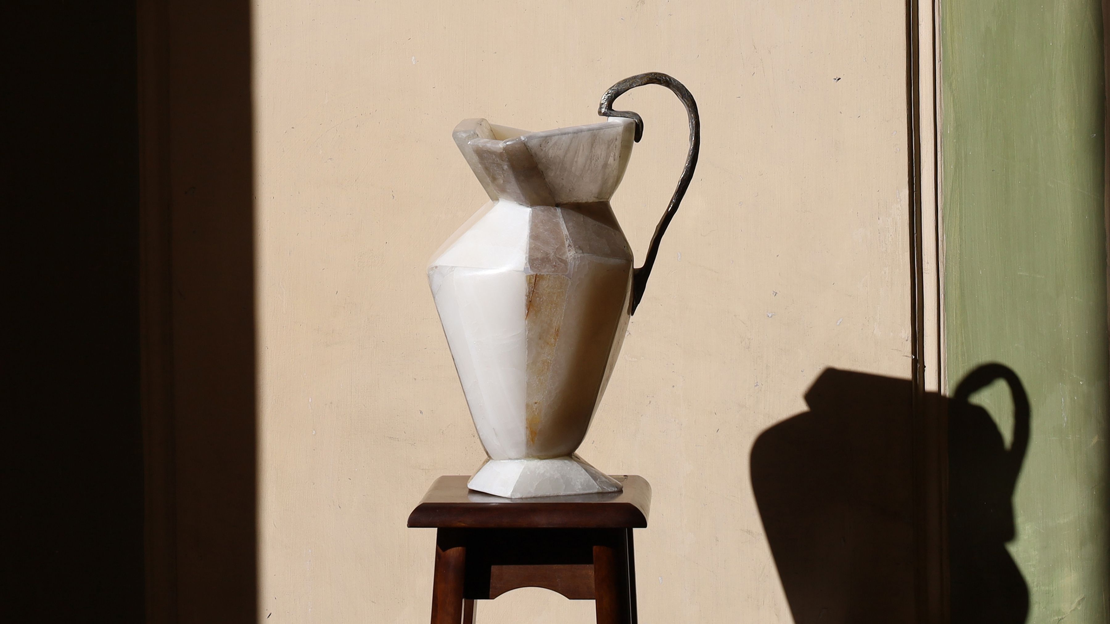 Daniel Koloziejcszak Ateliers Courbet Marble and Stone Tesserae Vessel