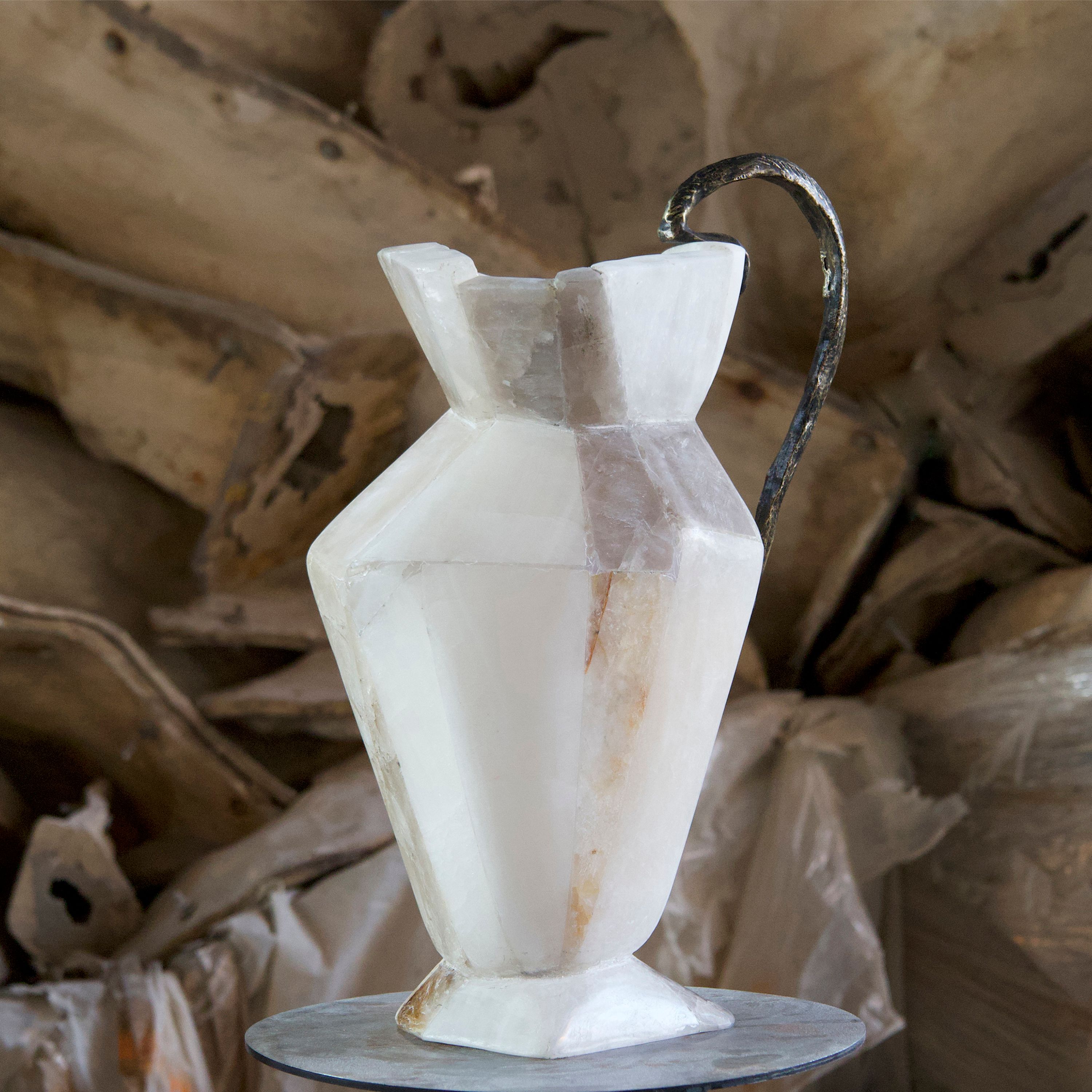 Daniel Koloziejcszak Ateliers Courbet Marble and Stone Tesserae Vessel