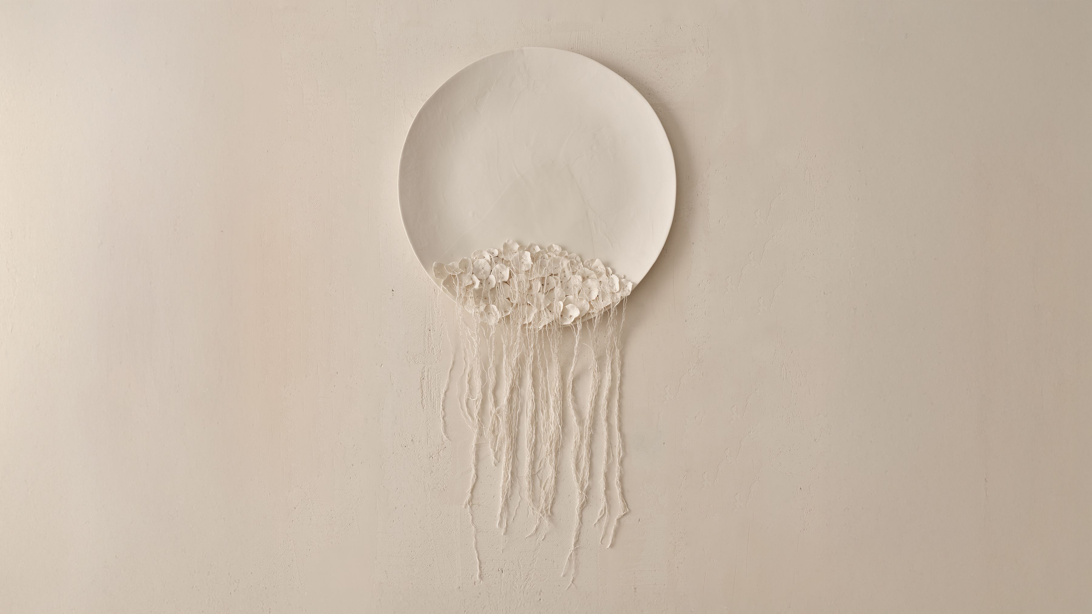 Iris Nesher Ateliers Courbet Porcelain Ceramic Wall Plate