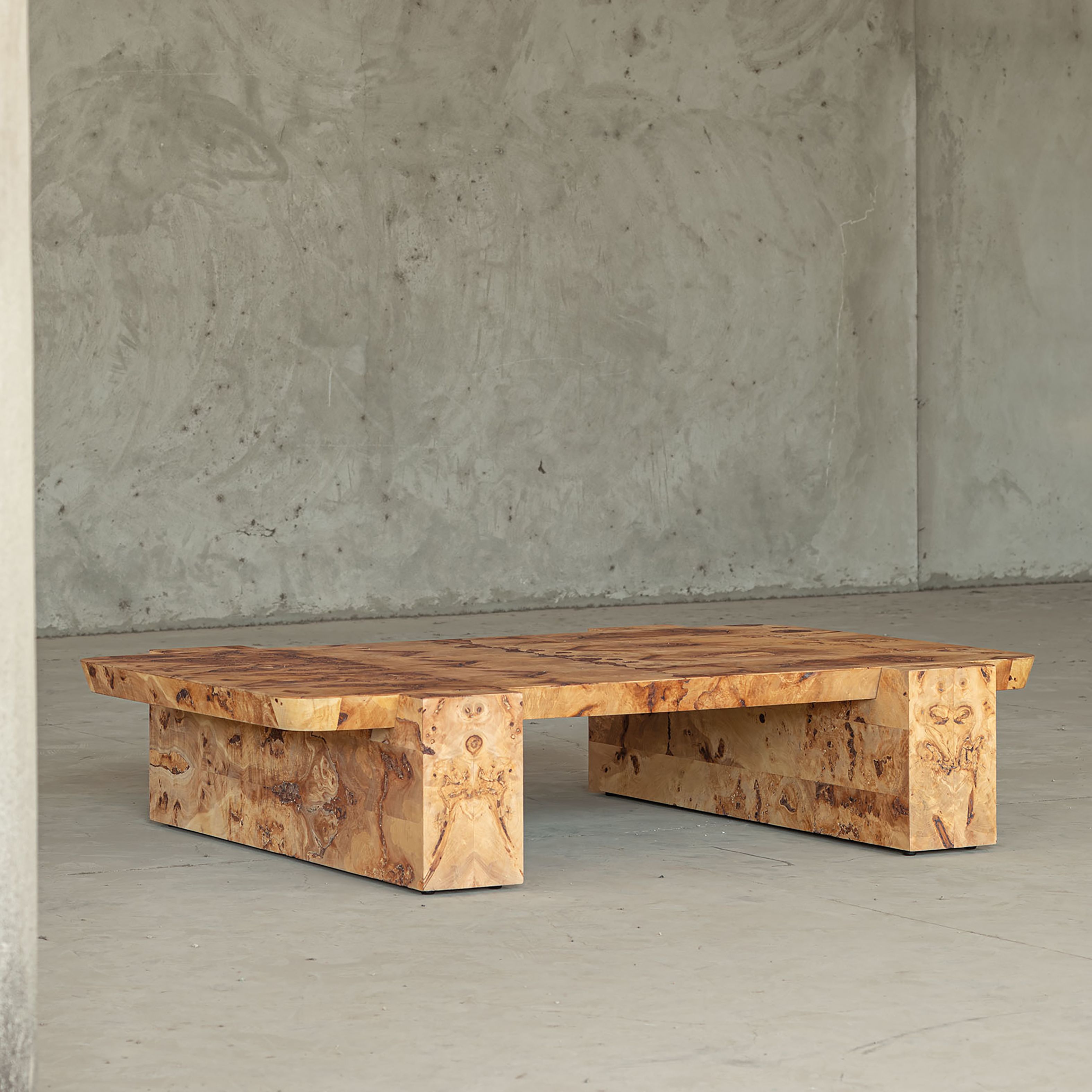 Hamza Kadiri Ateliers Courbet Coffee Table Poplar Burl