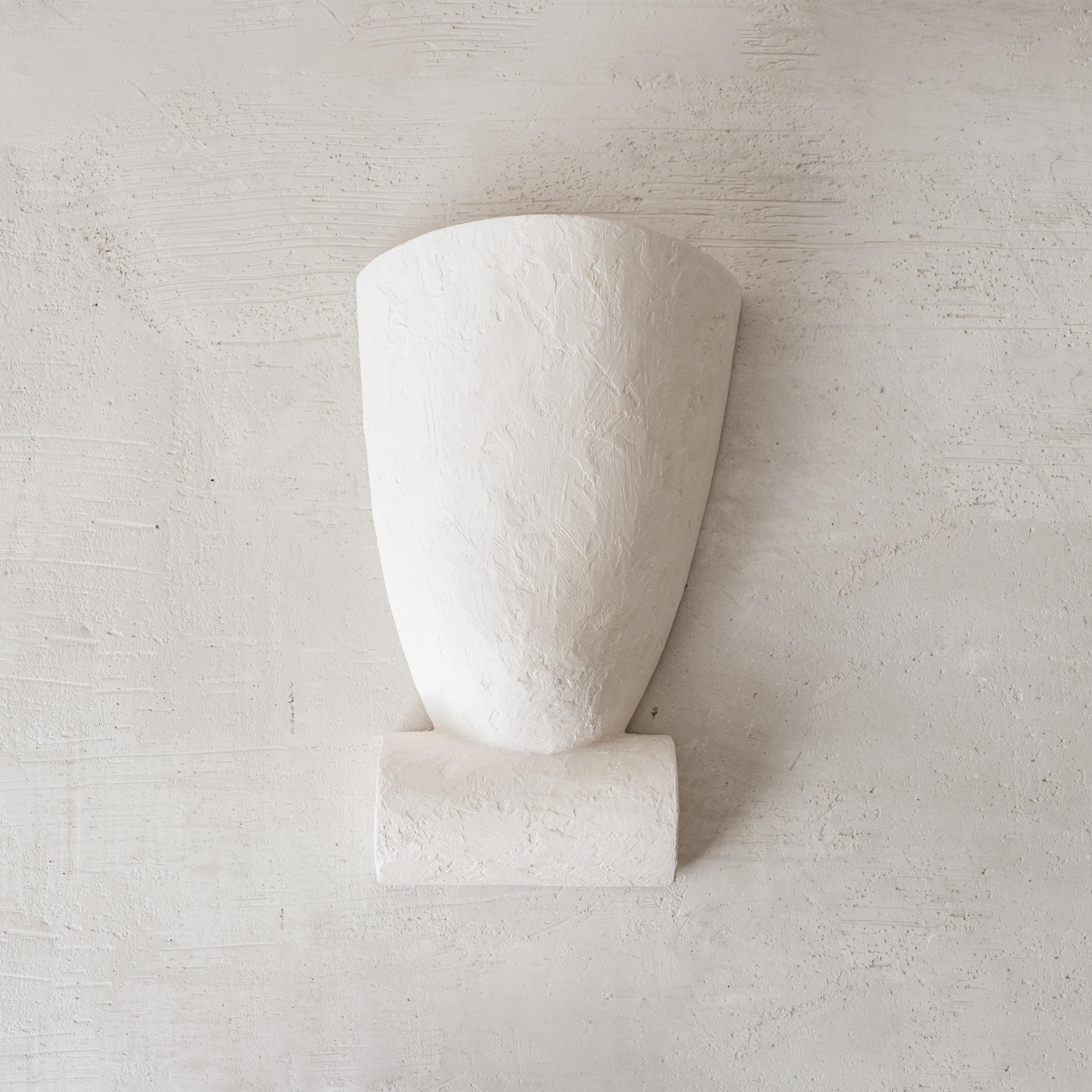 Philippe Anthonioz L058 Plaster Sconce Ateliers Courbet