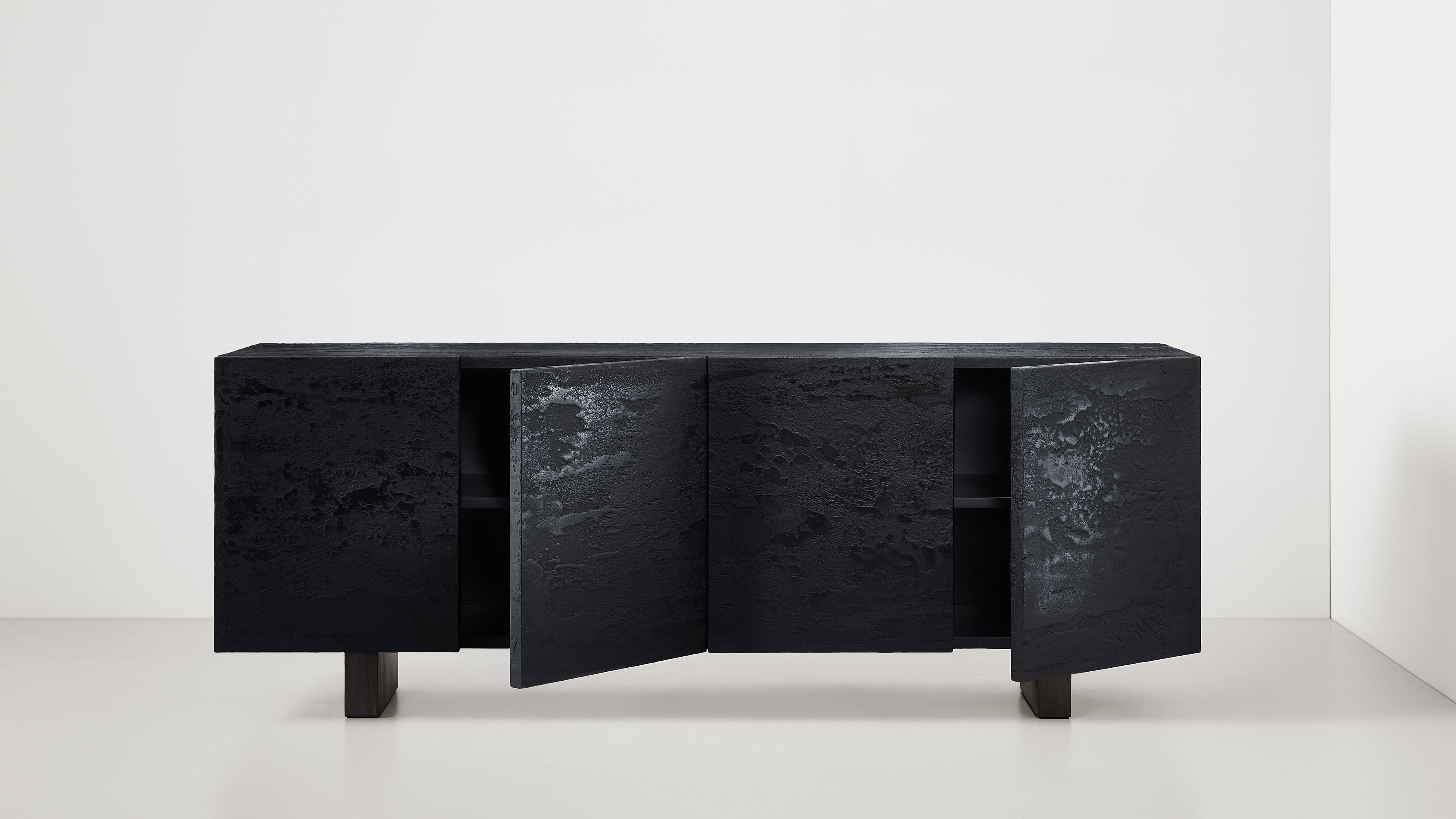 Pierre Bonnefille Ateliers Courbet Enfilade Credenza Carbone