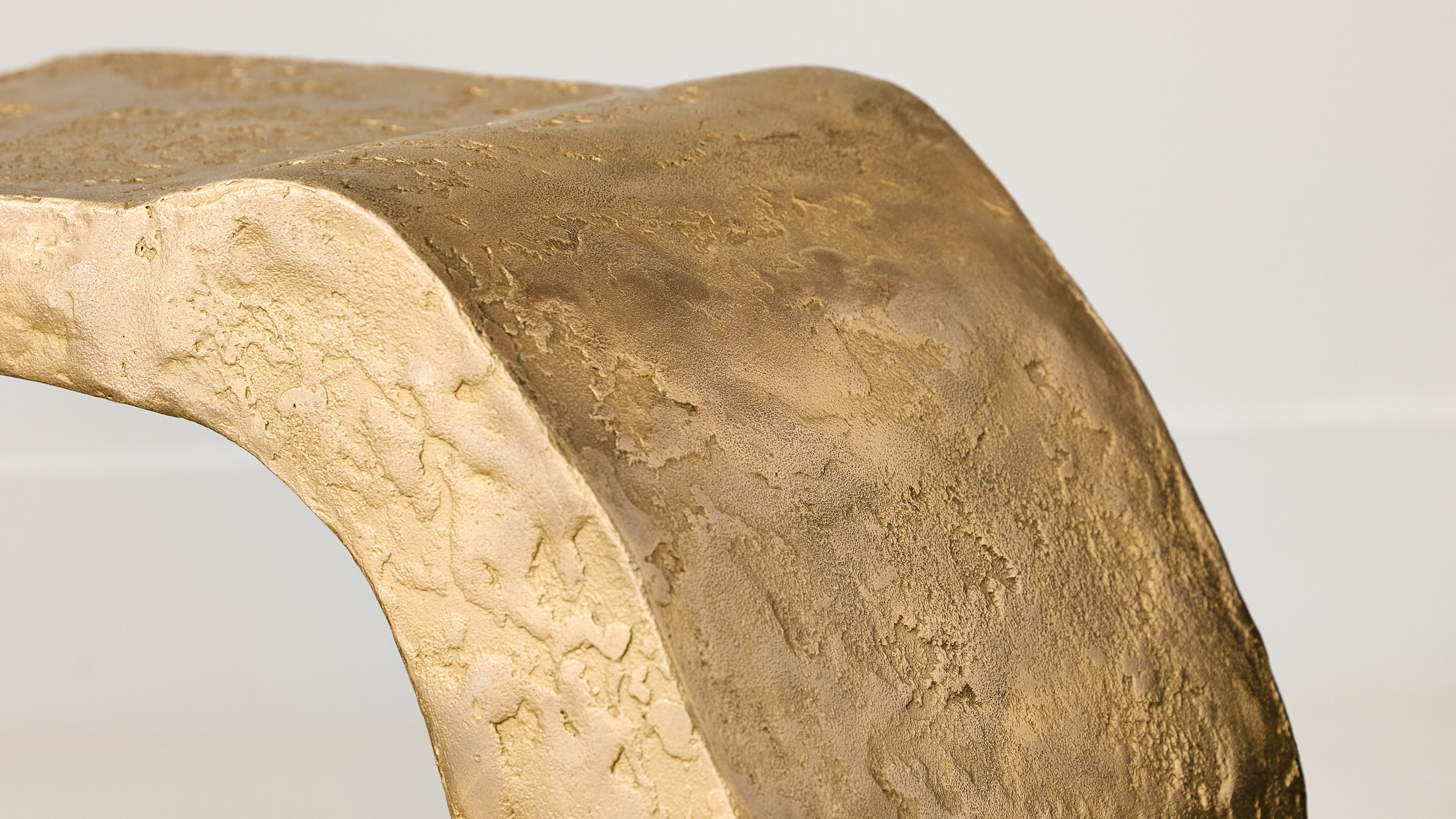 Pierre Bonnefille Ateliers Courbet Rhizome Stool C Bronze Doré