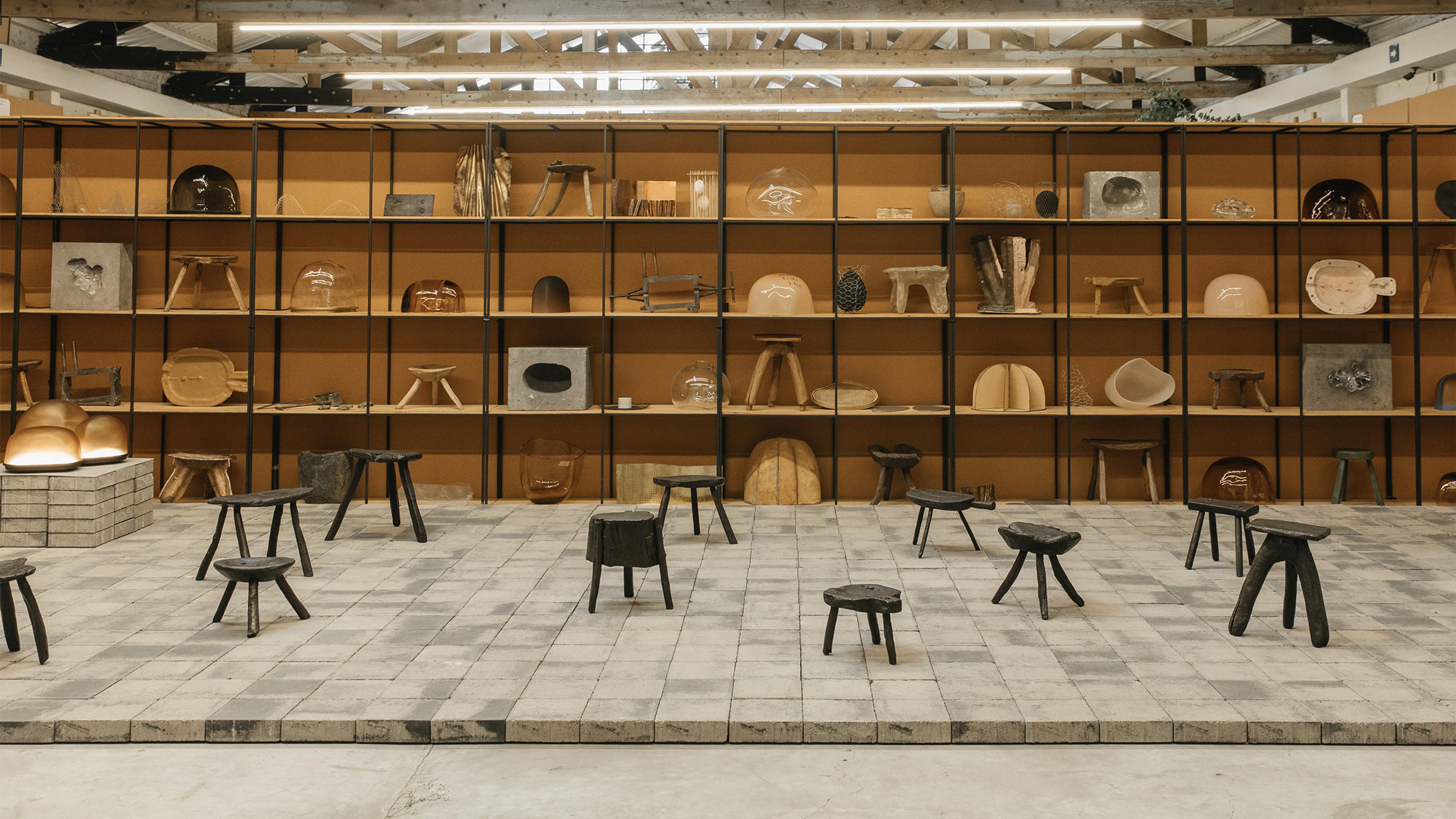 EWE Studio Ateliers Courbet Memoria Stools