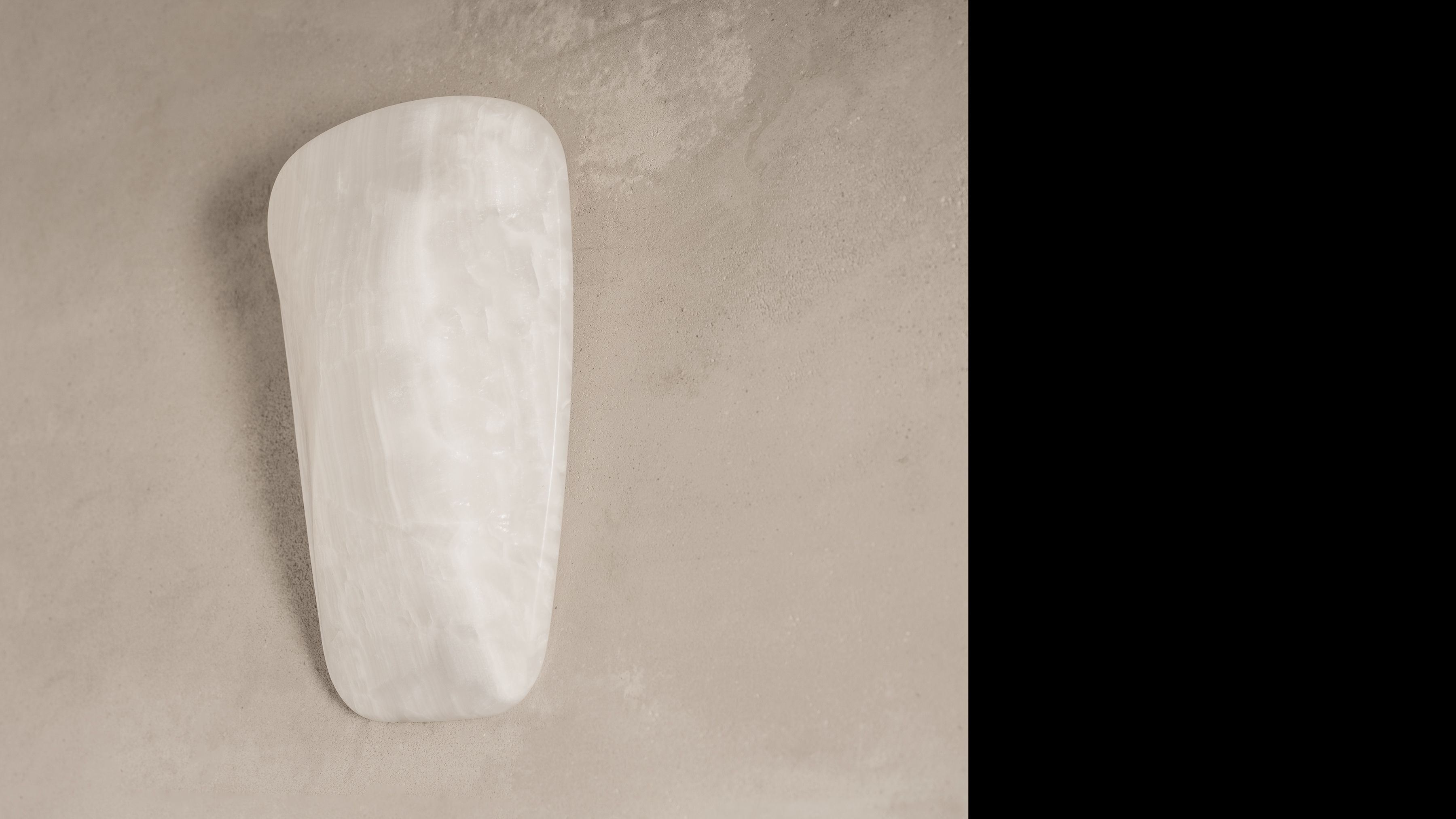 Pierre Yves Guenec Ateliers Courbet Svalinn Sconce in Onyx