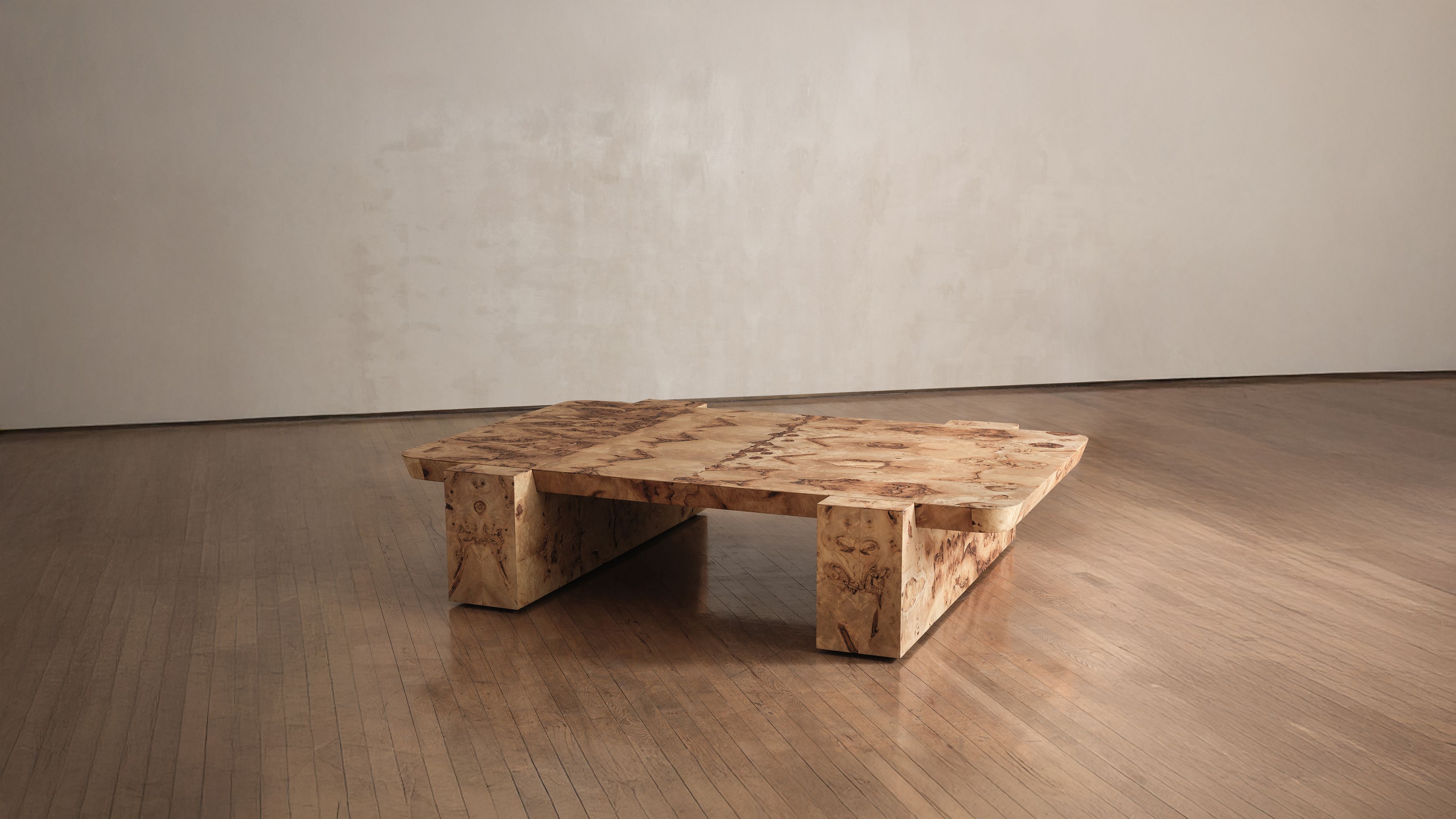 Hamza Kadiri Ateliers Courbet Poplar Burl Coffee Table