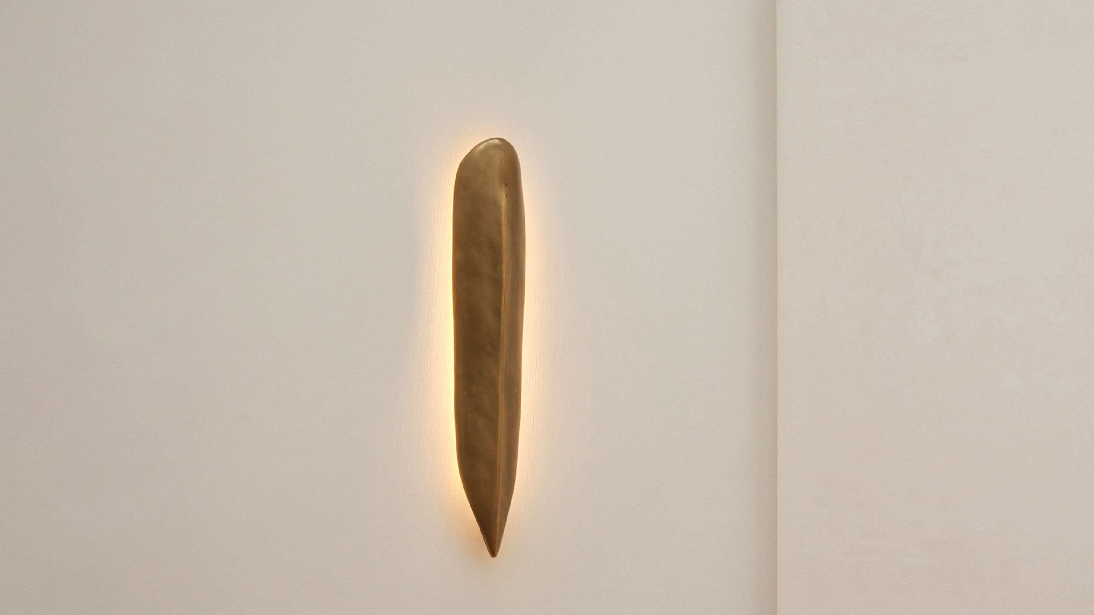 Ateliers Courbet Maison Integre Bronze Leaf Sconce Matte