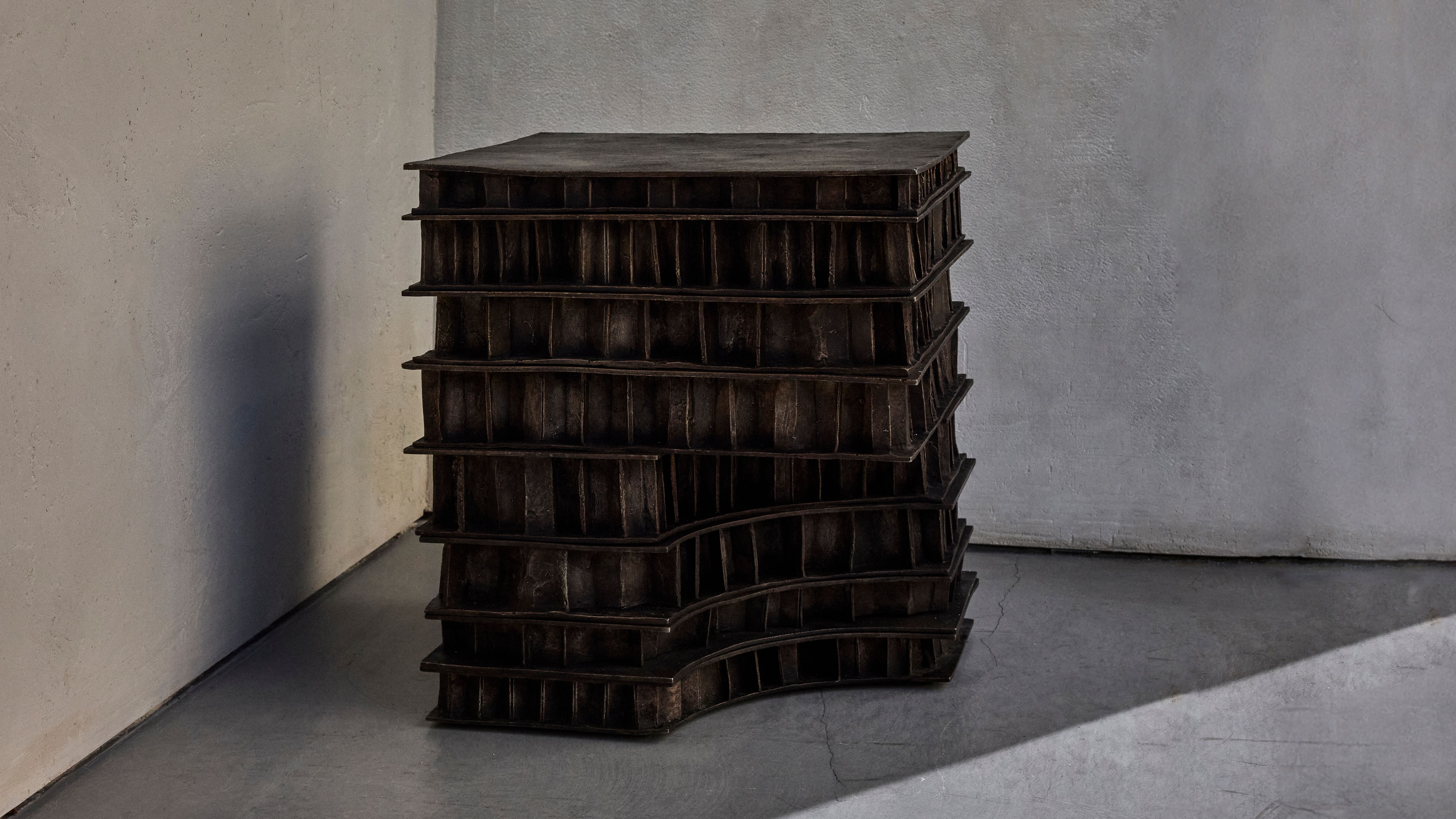Hector Esrawe Ateliers Courbet Gear Bronze Table