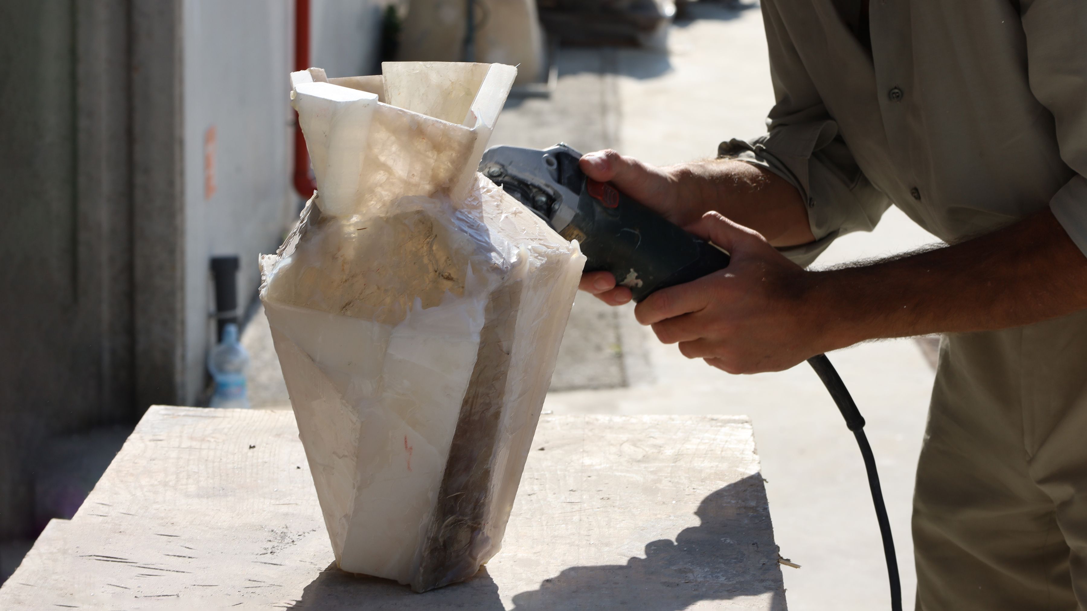 Daniel Kolodziejcszak Polish Artist Based in Milan Stone Master