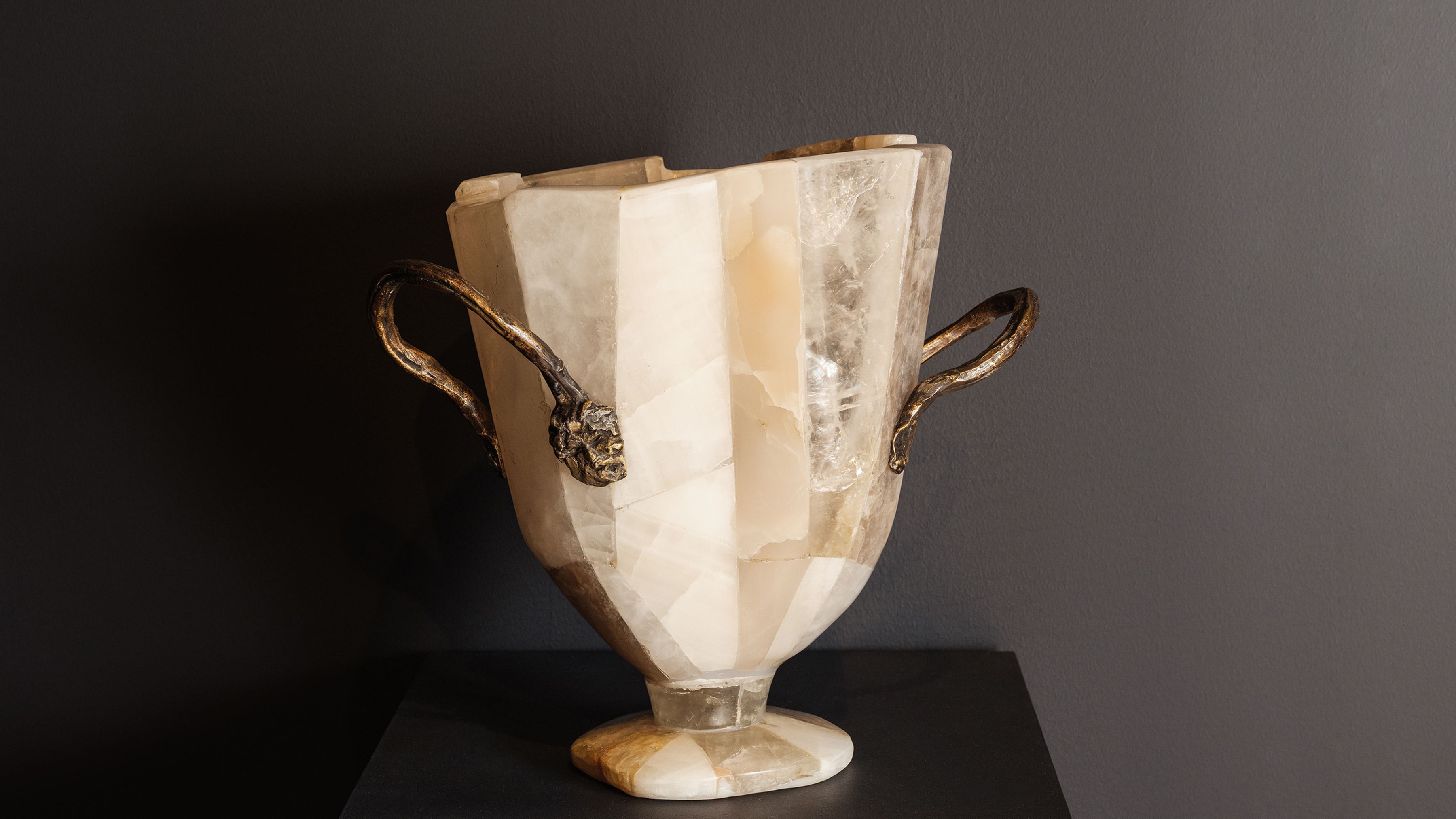 Daniel Koloziejcszak Ateliers Courbet Marble and Stone Tesserae Vessel