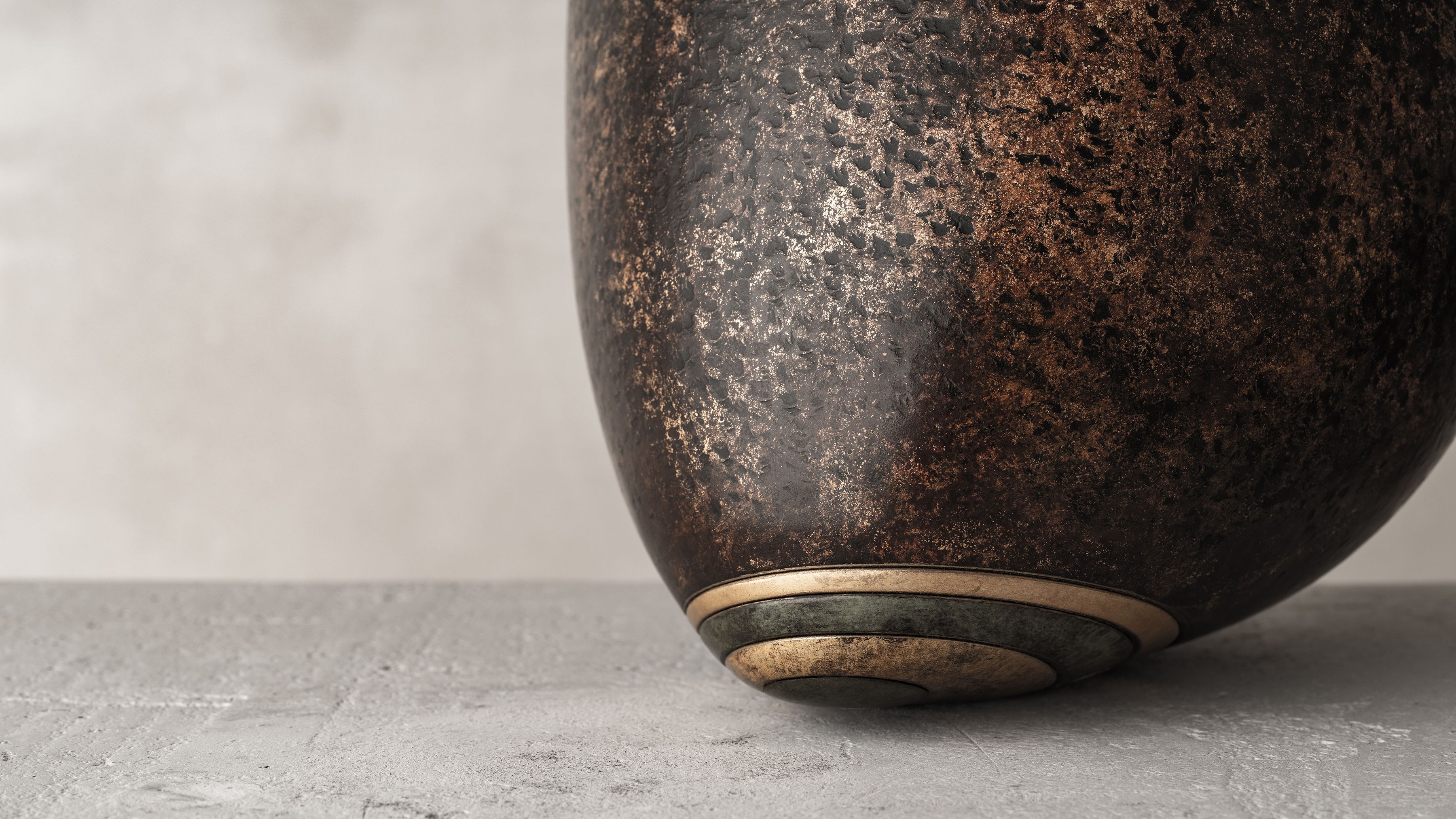 Herve Wahlen Ateliers Courbet Metal Sculptures/Vessels