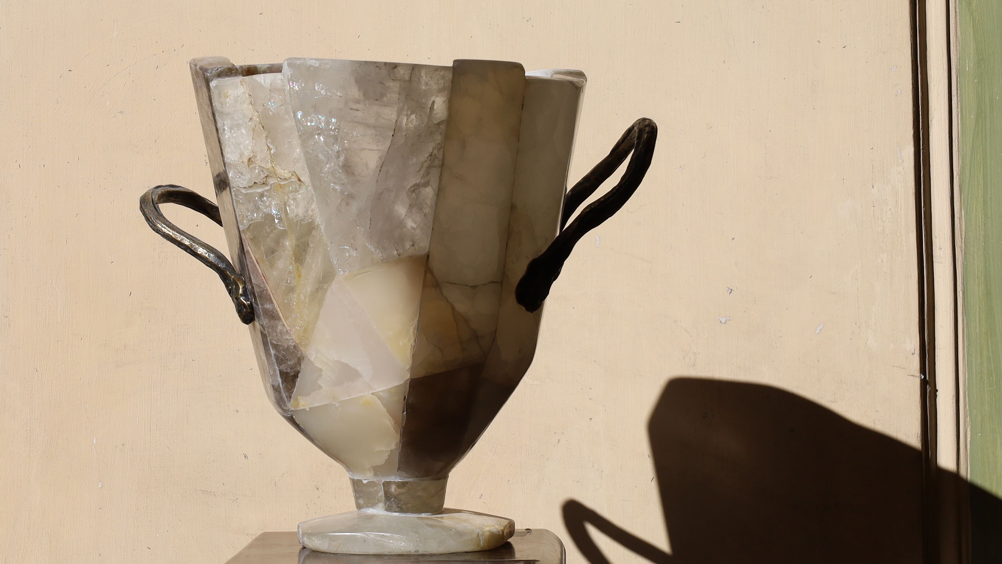 Daniel Koloziejcszak Ateliers Courbet Marble and Stone Tesserae Vessel