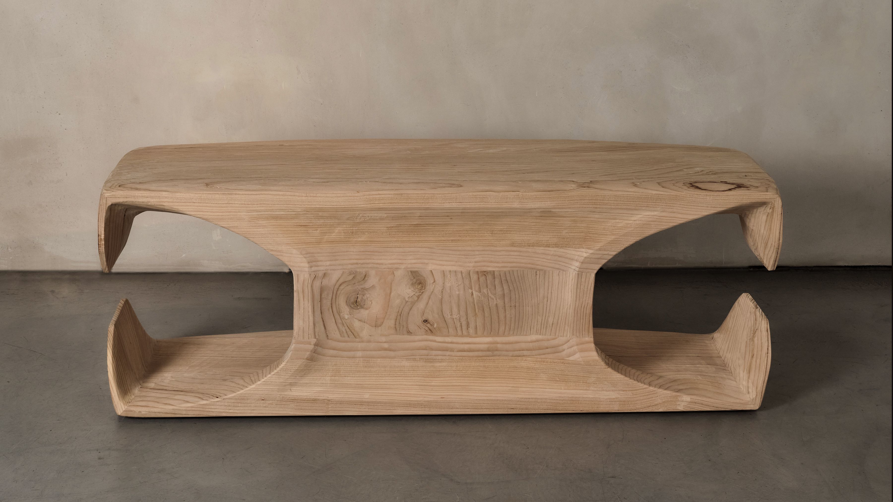 Pierre Yves Guenec Ateliers Courbet Anatomies Module Hand Carved Cedar