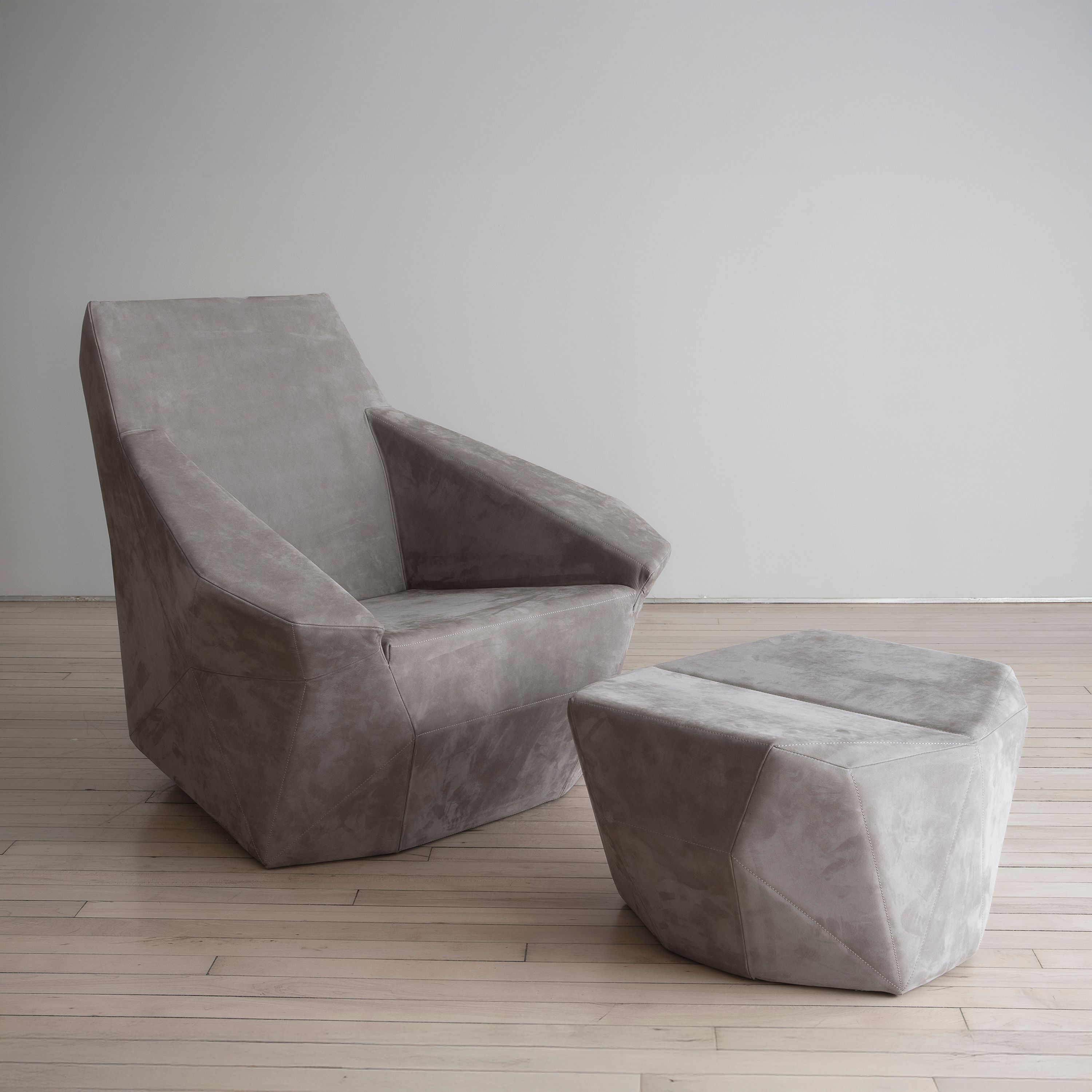Pablo Reinoso Armchair and Ottoman at Ateliers Courbet