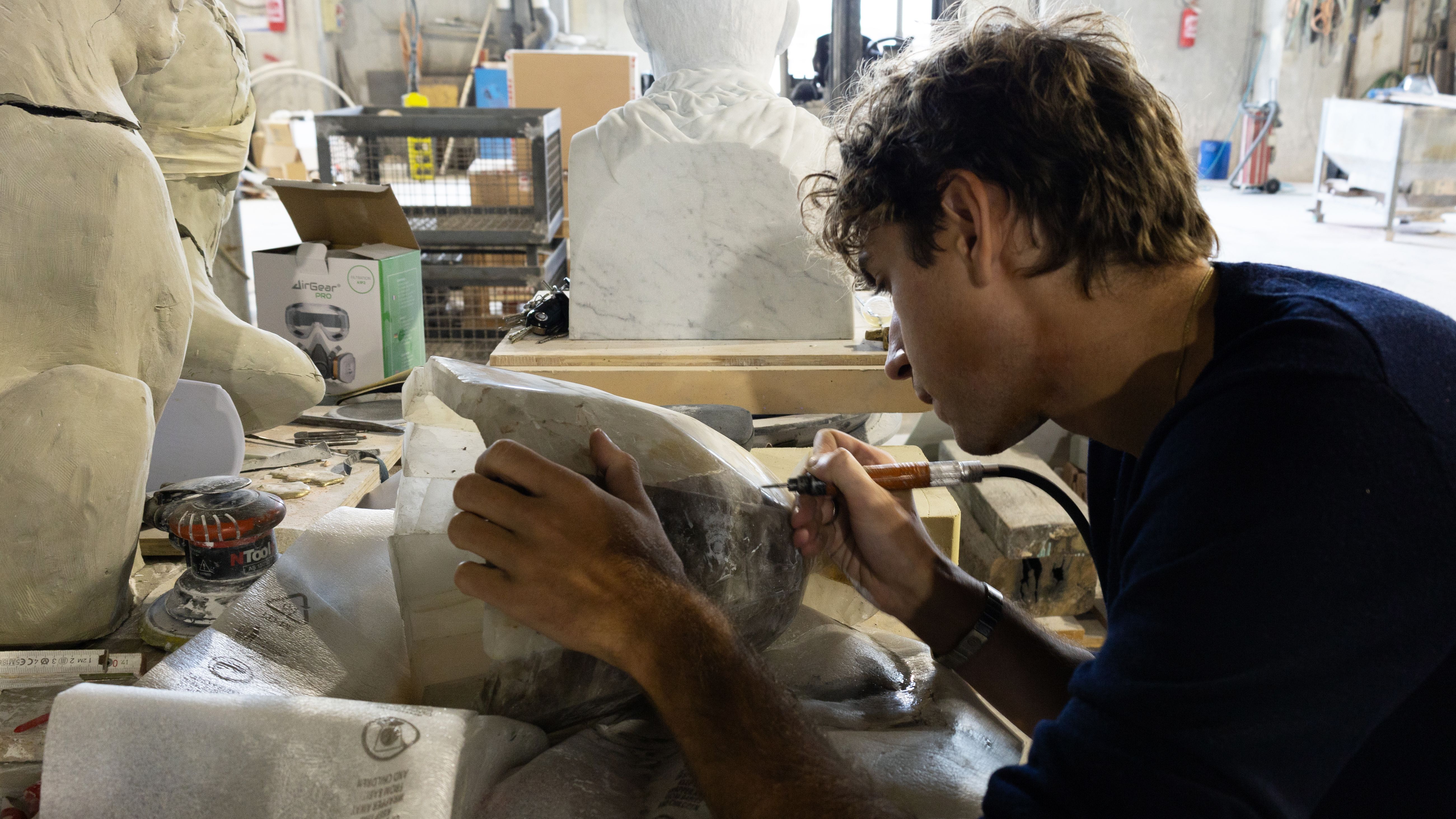 Daniel Kolodziejczak Polish Artist Based in Milan Stone Master