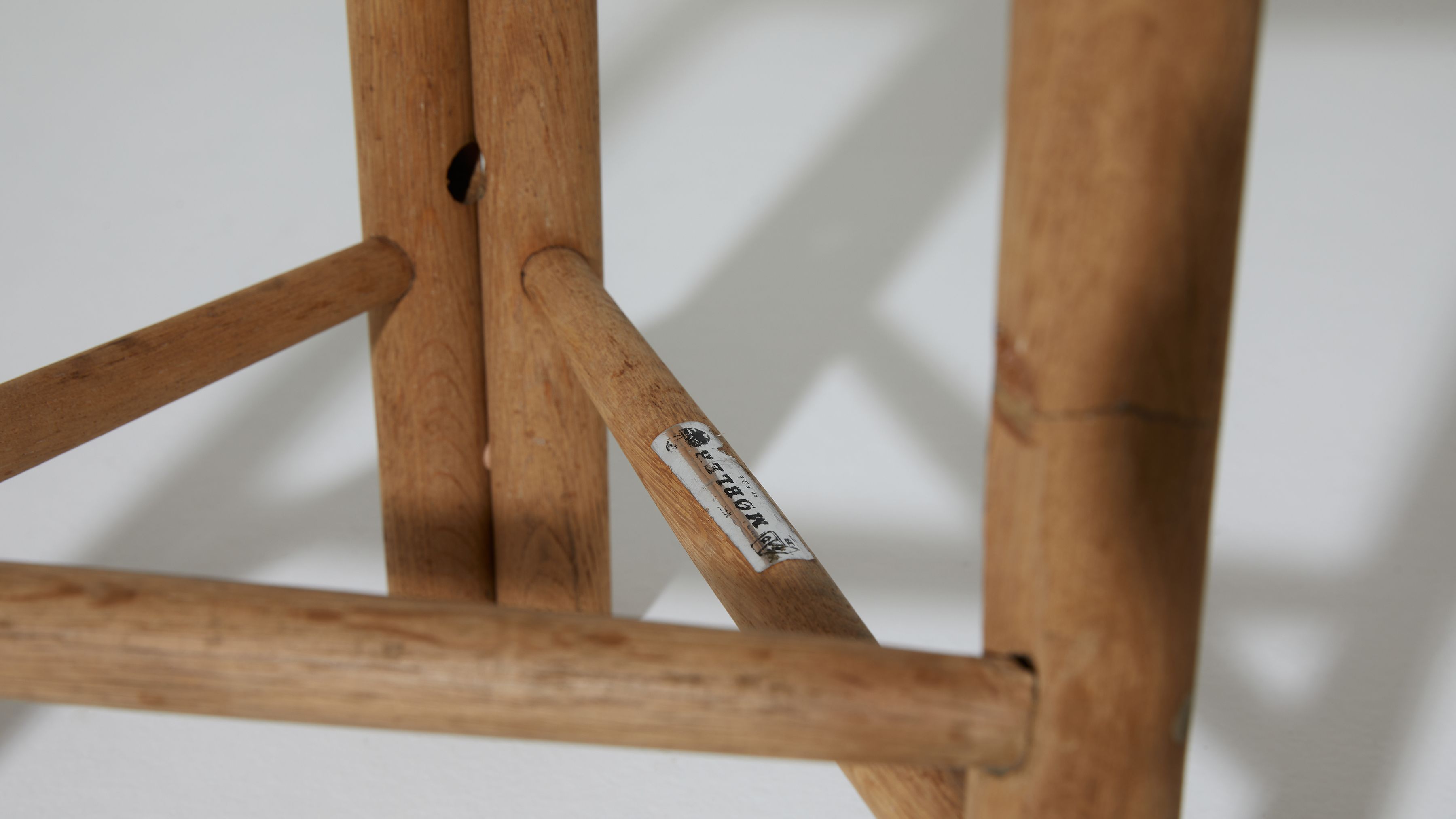 AtMa Ateliers Courbet Japanese Refurbished Wood Chair J39.5 Triangle