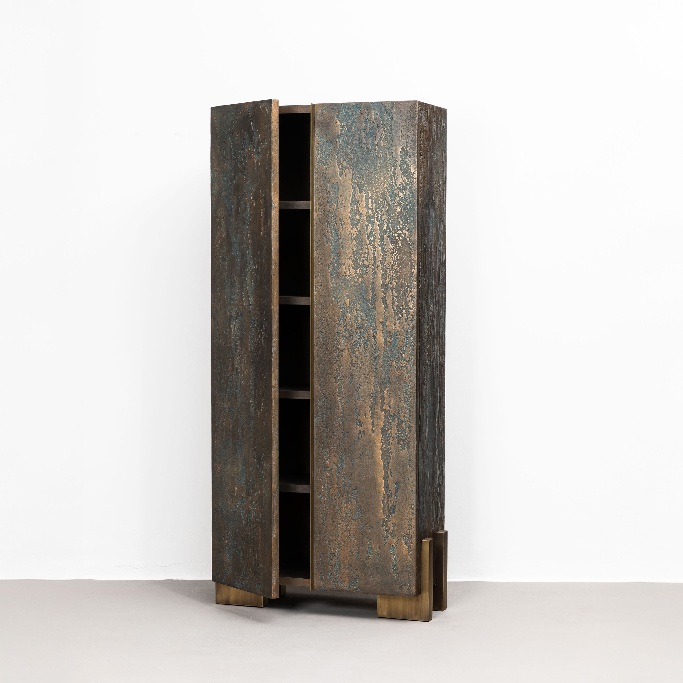 Pierre Bonnefille Ateliers Courbet Armoire Bloc Vert de Gris
