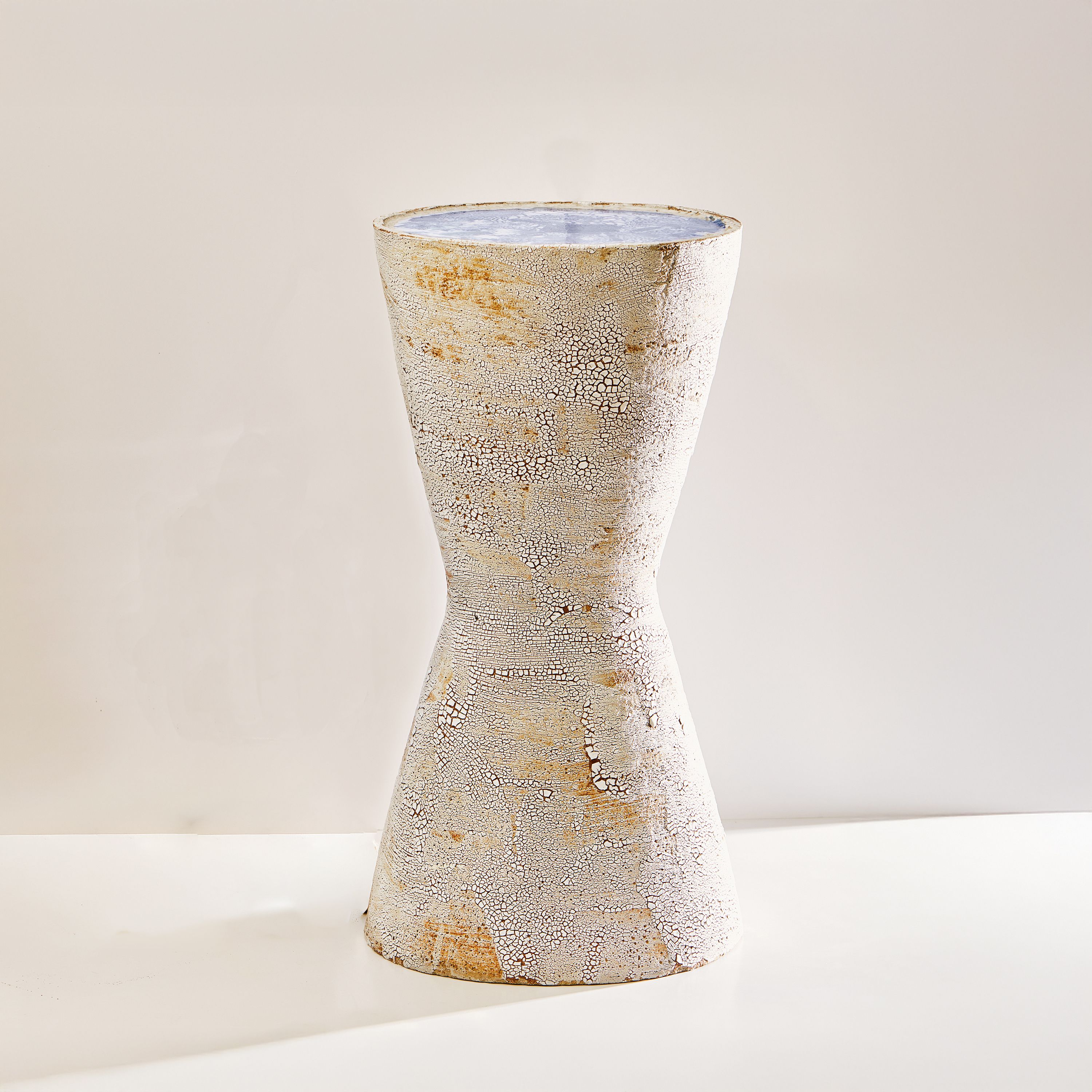 Karen Swami Ateliers Courbet Ceramic Side Table OO Bianca