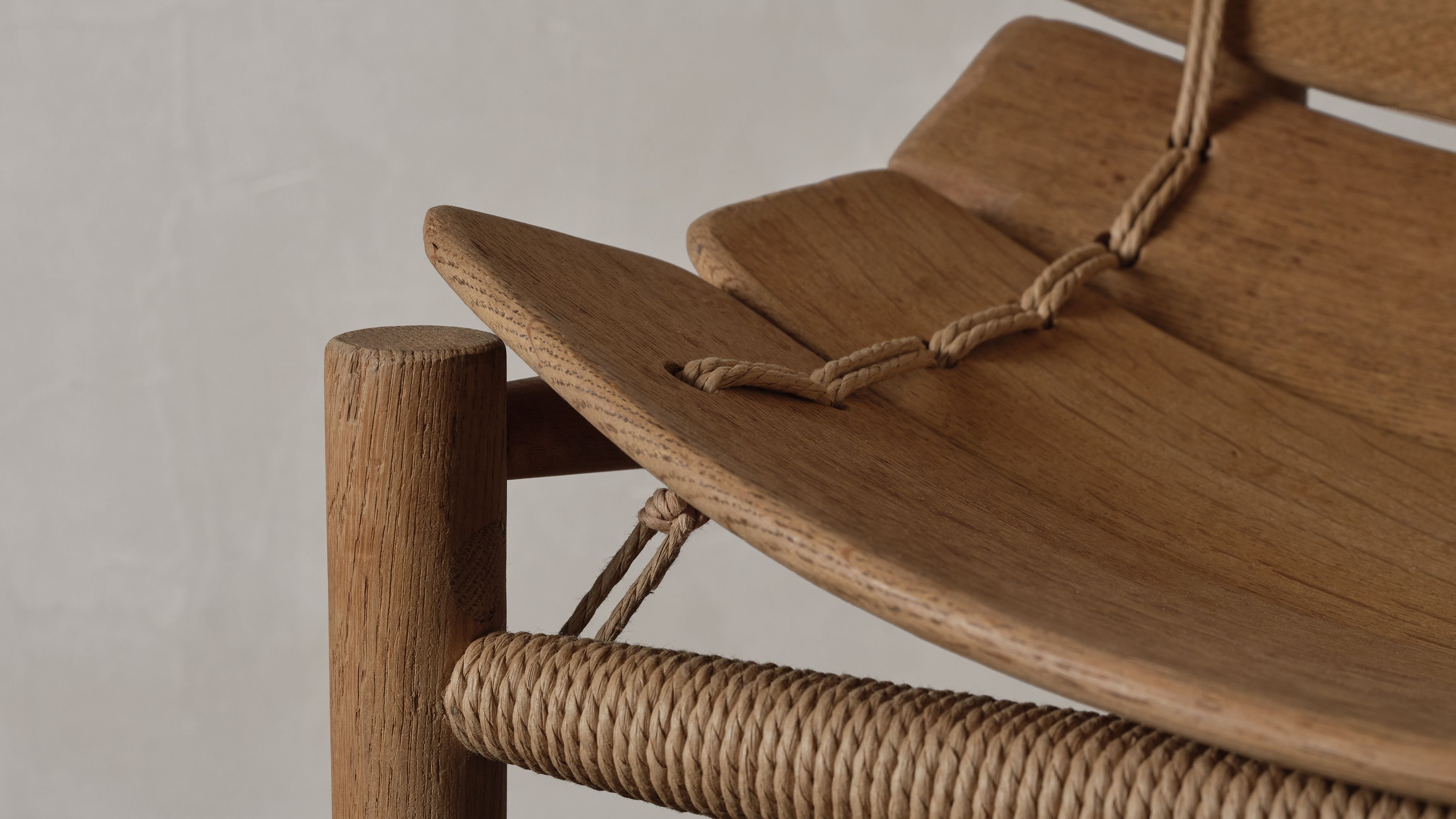 AtMa Ateliers Courbet Japanese Refurbished Wood Chair J39.5 Beatle