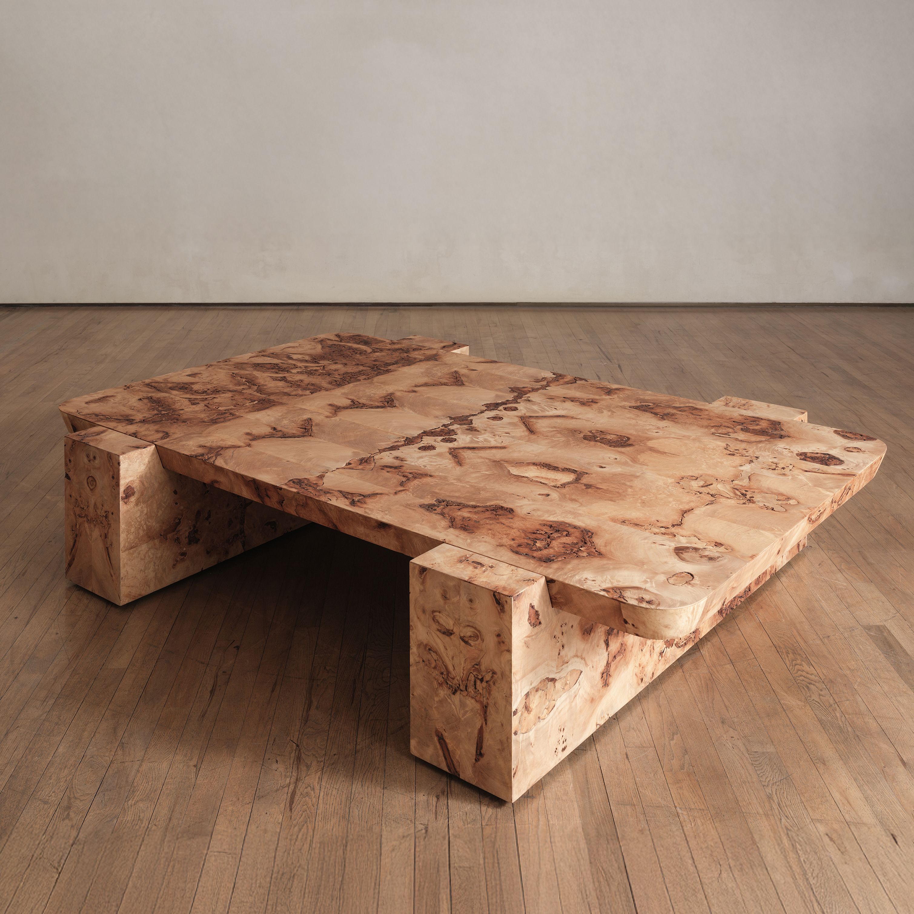 Hamza Kadiri Ateliers Courbet Coffee Table Poplar Burl