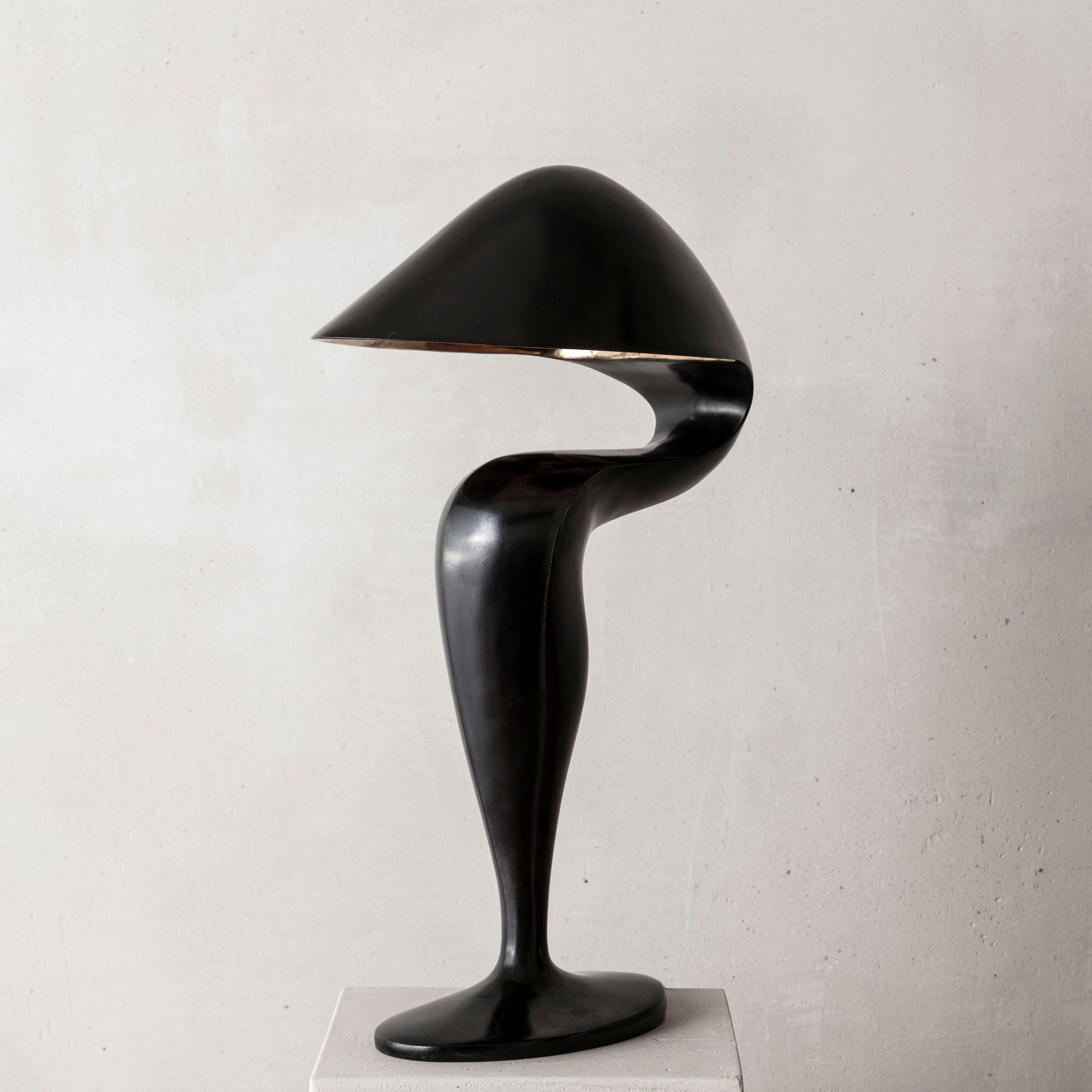 Michel Amar Lamps Ateliers Courbet — Bronze Swan