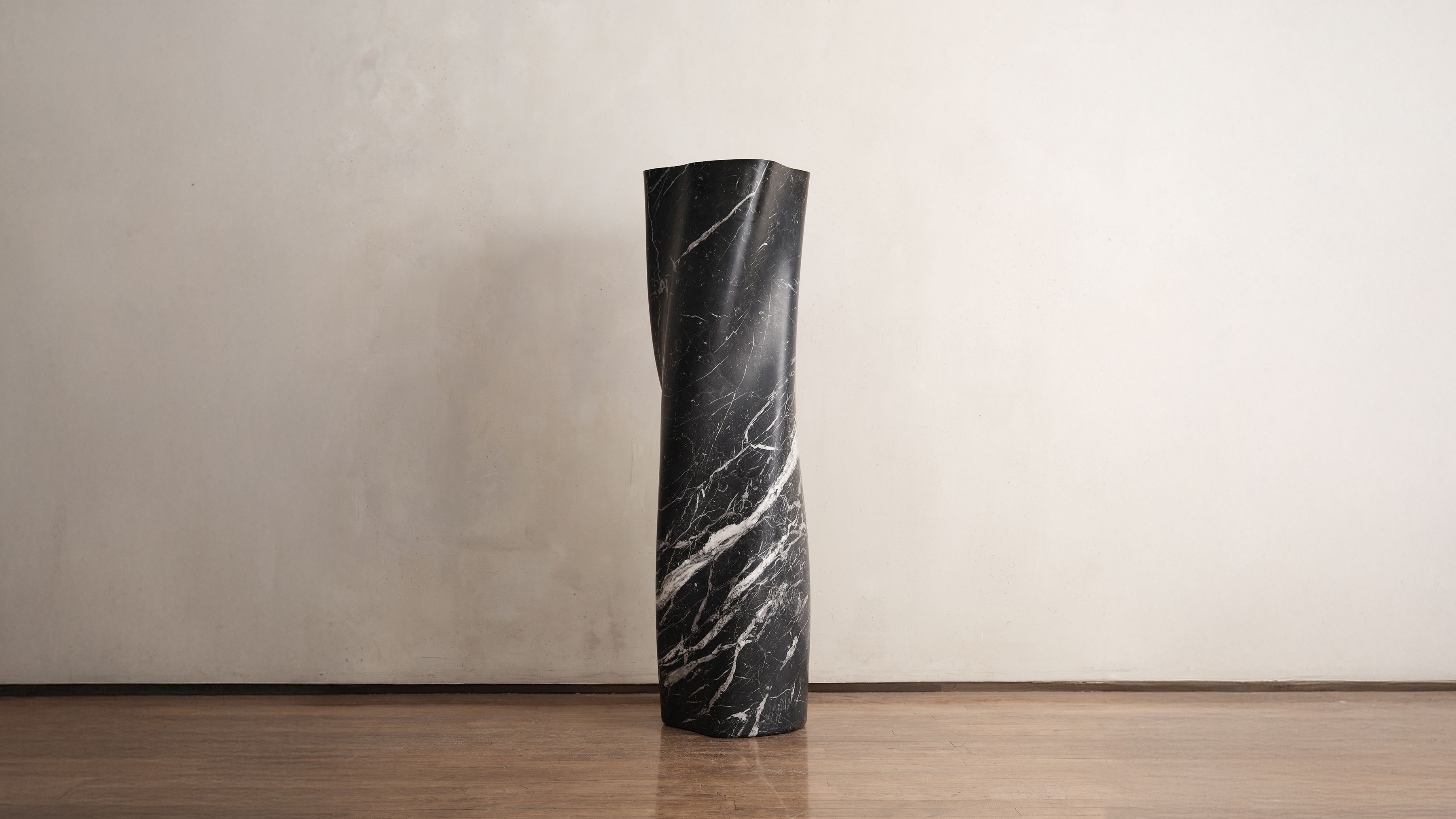 Jonathan Hansen Ateliers Courbet Biomorphic Series Biomorphic Totems Black Marble
