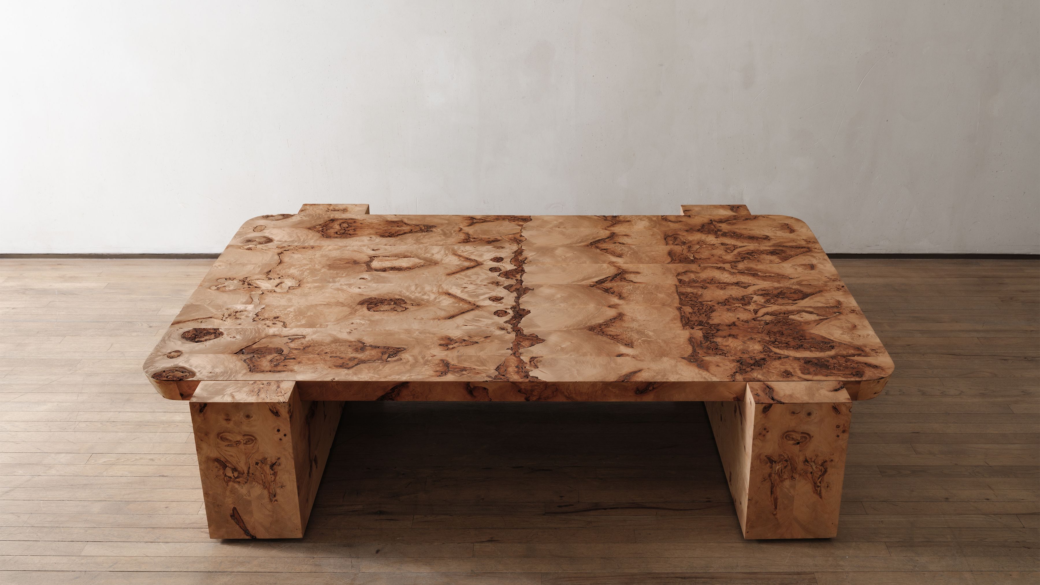 Hamza Kadiri Ateliers Courbet Poplar Burl Coffee Table