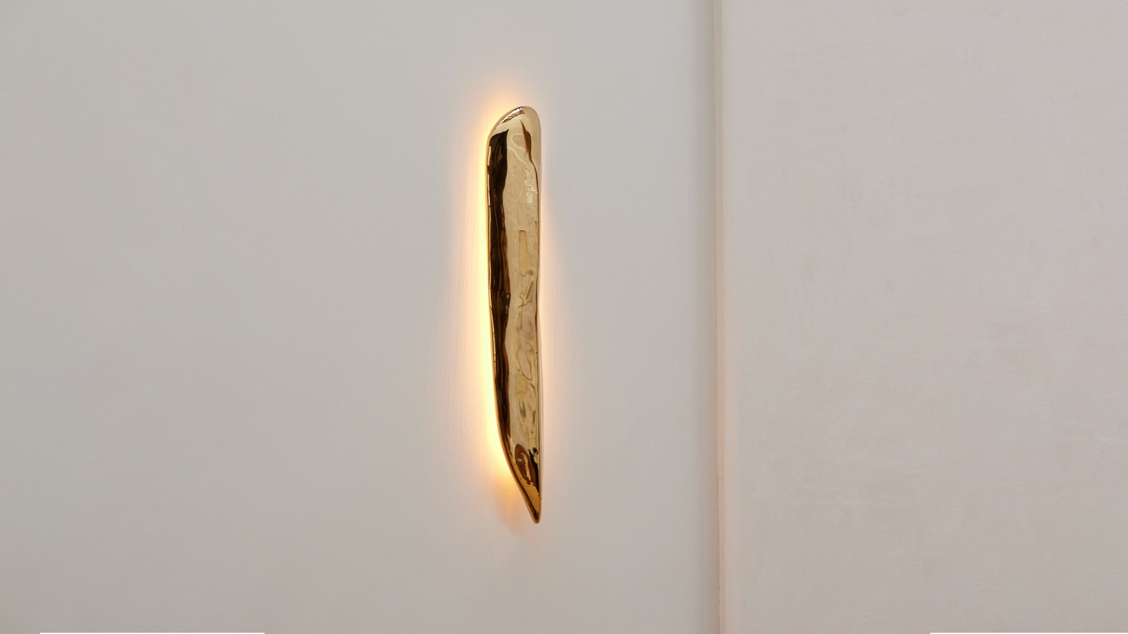 Maison Integre Ateliers Courbet Ambre Jarno Leaf Sconce Mirror