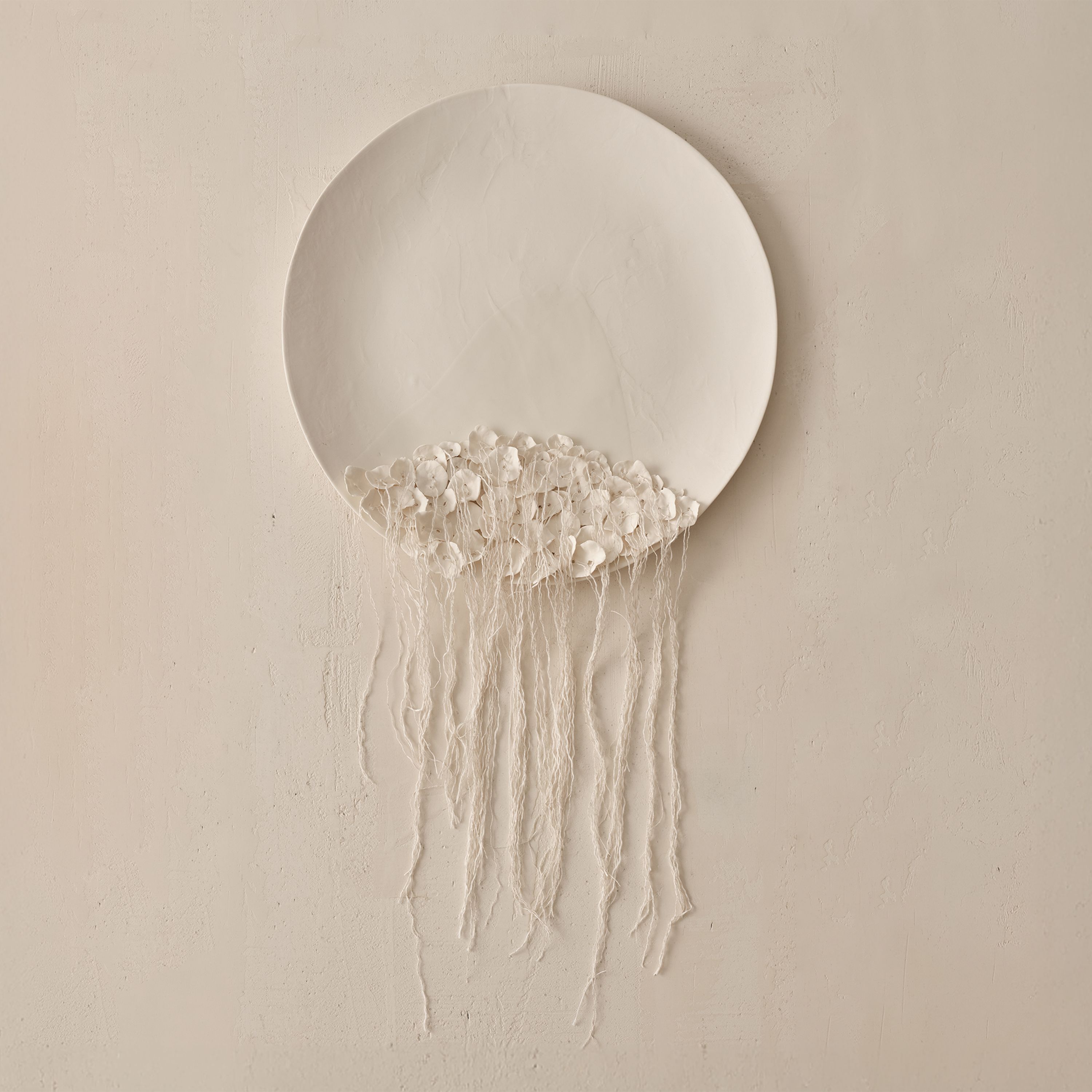 Iris Nesher Ateliers Courbet Porcelain Ceramic Wall Plate