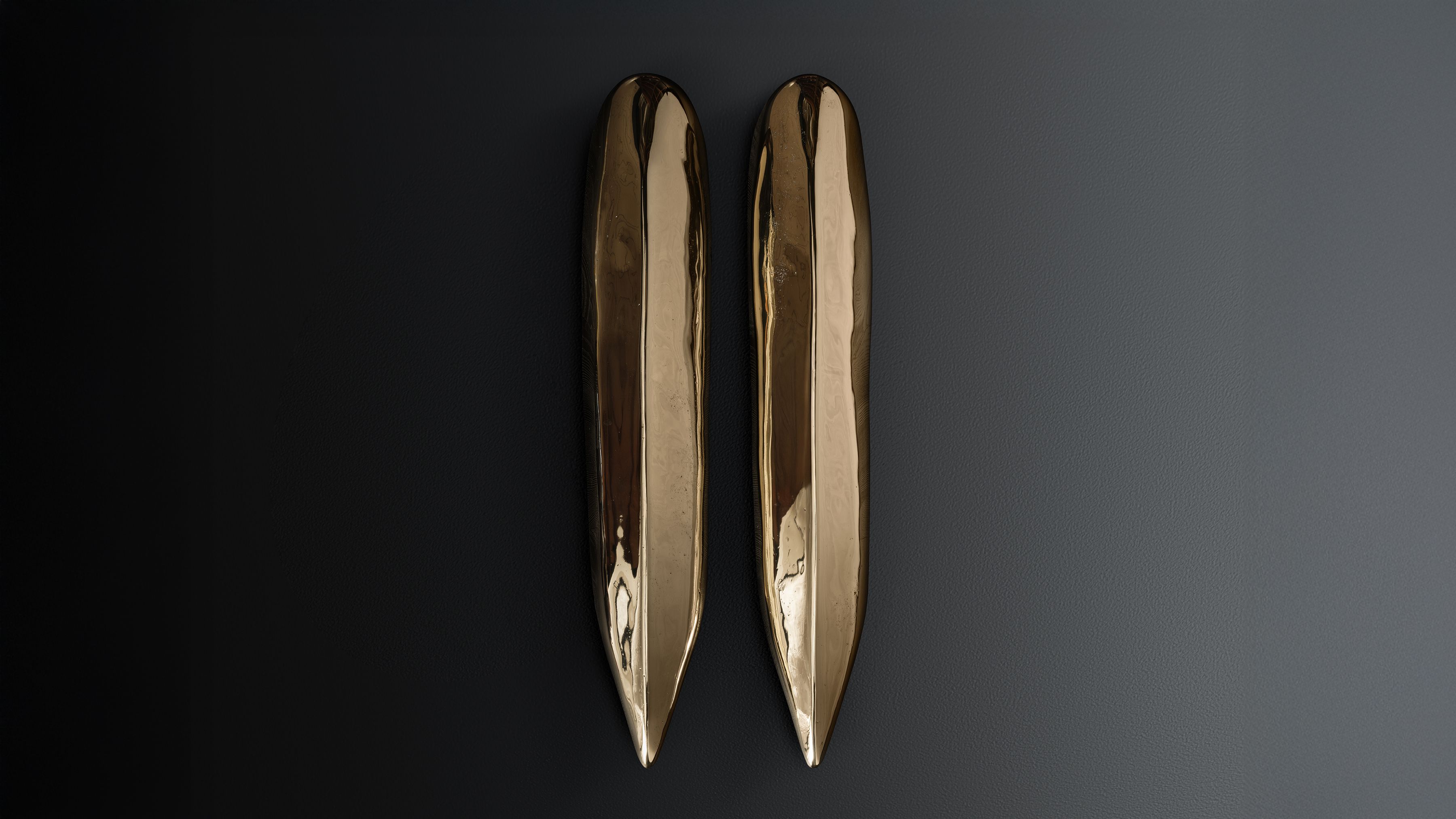 Maison Integre Ateliers Courbet Ambre Jarno Leaf Sconce Mirror