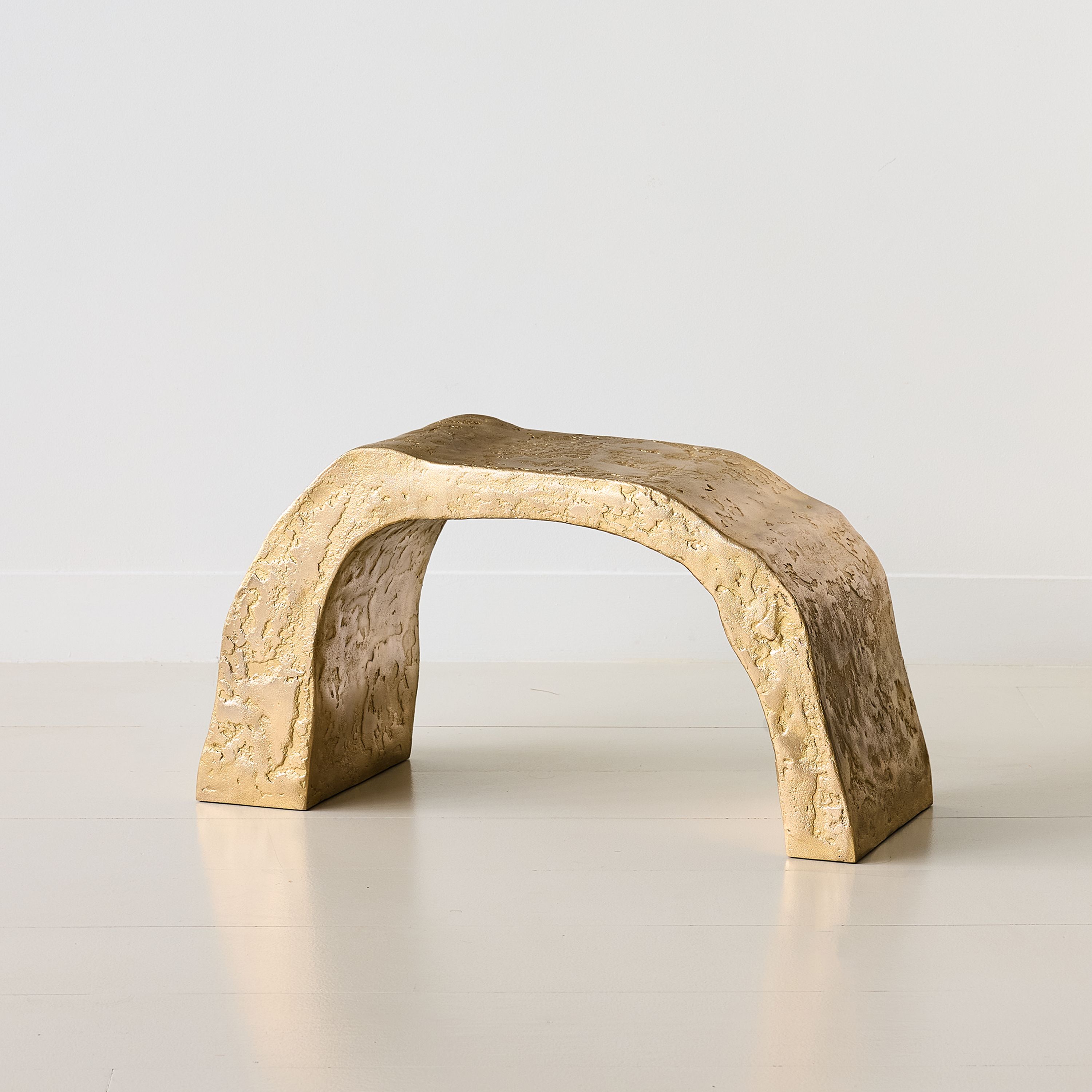 Pierre Bonnefille Ateliers Courbet Stool Rhizome C Bronze Doré