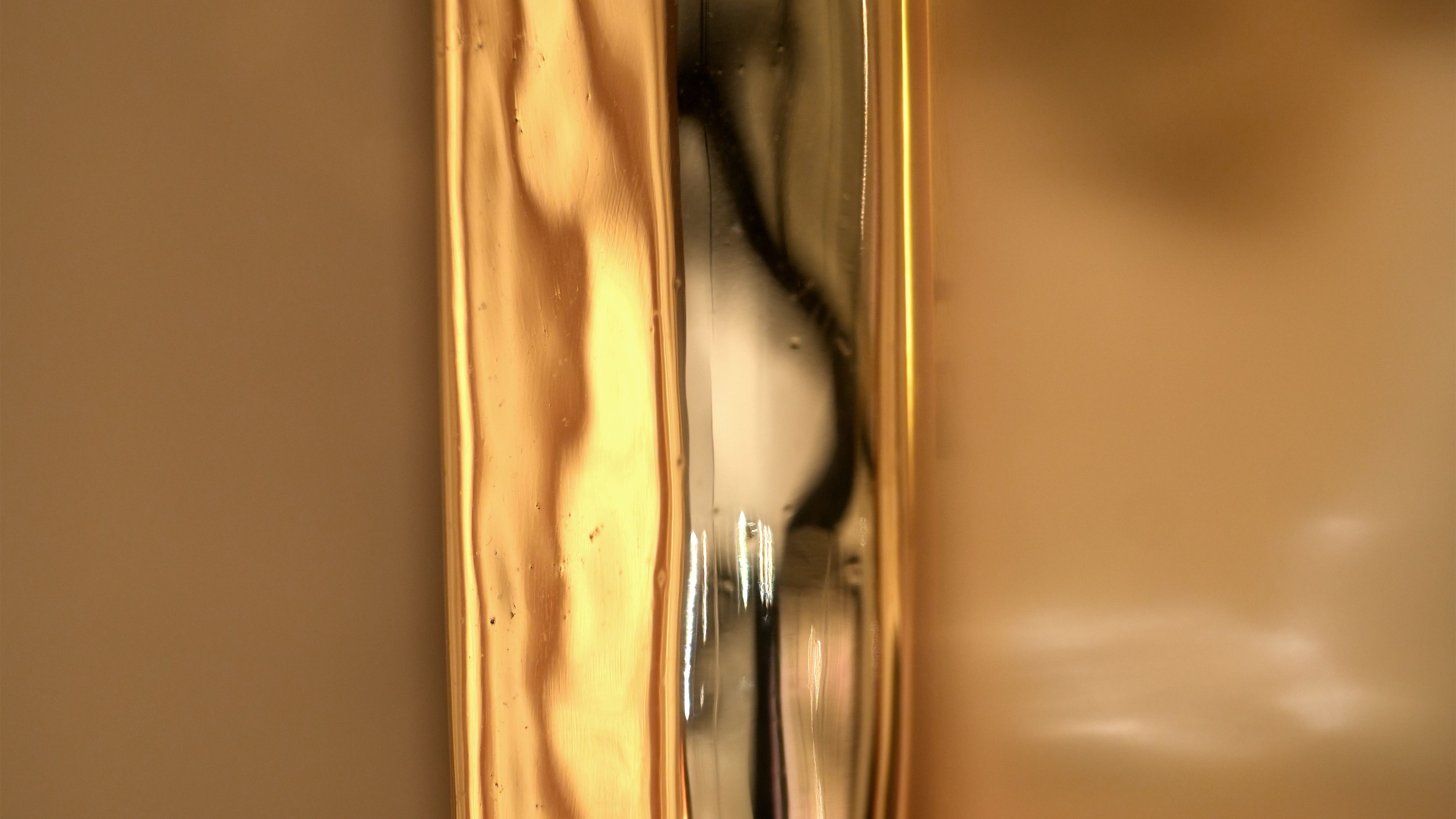 Maison Integre Ateliers Courbet Ambre Jarno Leaf Sconce Mirror
