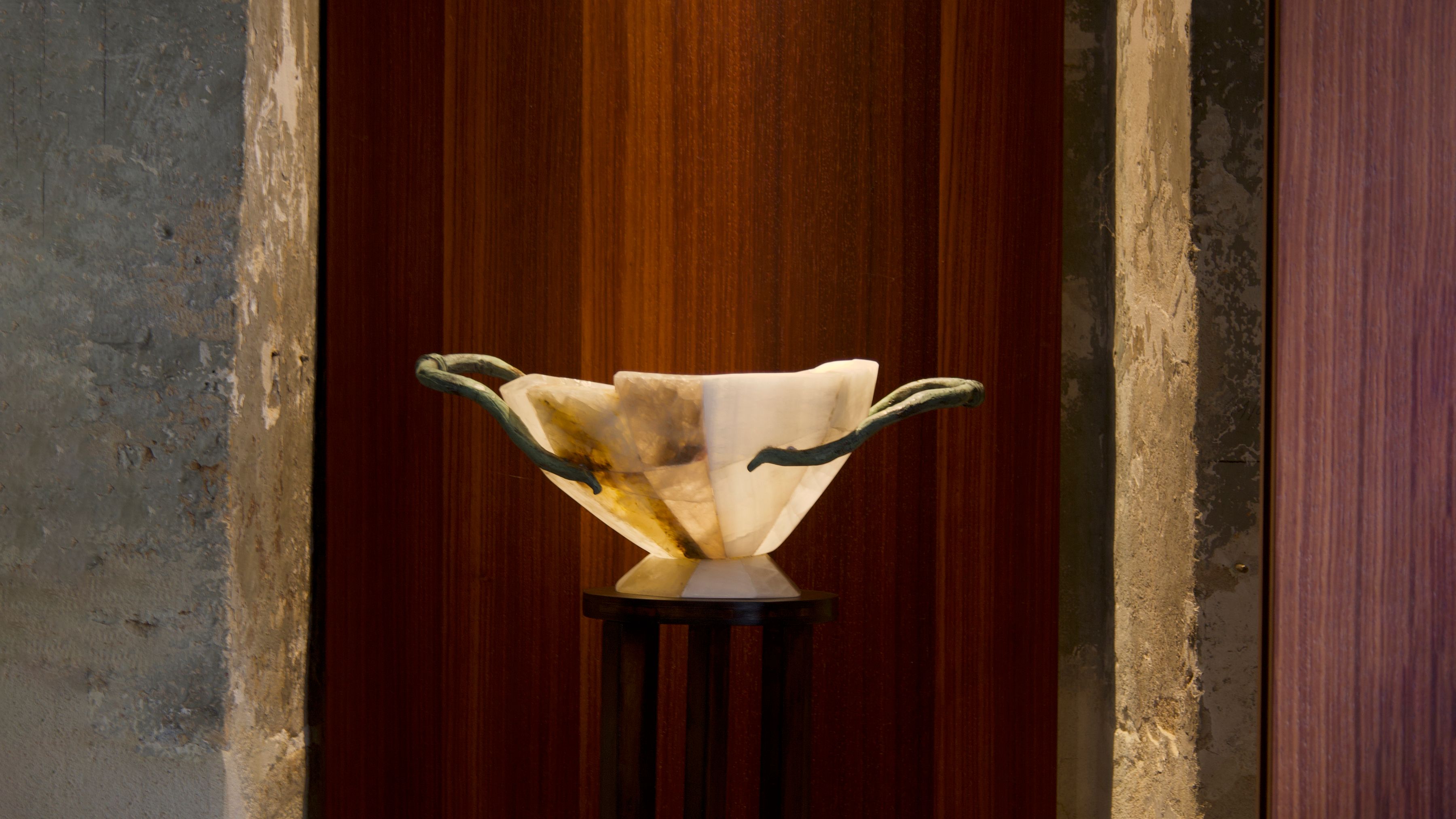 Daniel Koloziejcszak Ateliers Courbet Marble and Stone Tesserae Vessel