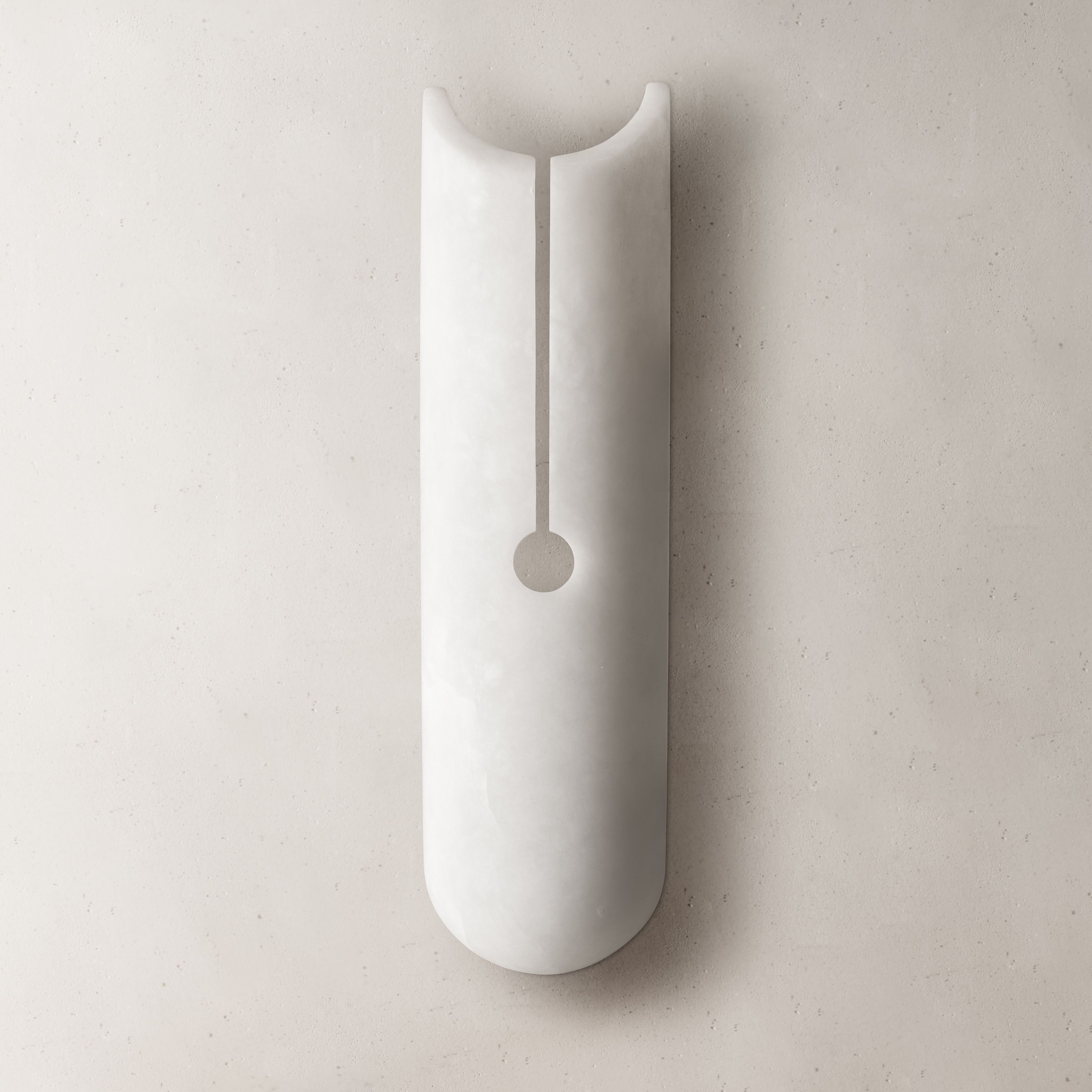 Michel Amar Louise Sconce Alabaster