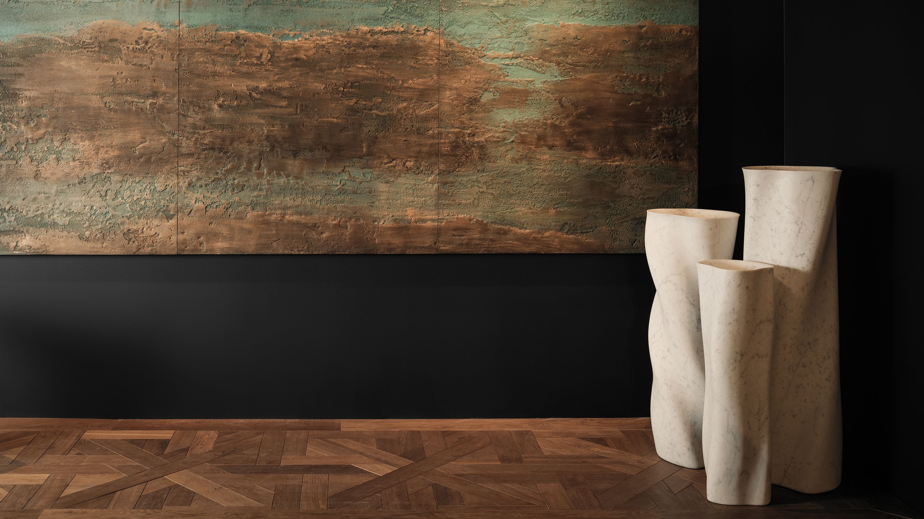 Ateliers Courbet Jonathan Hansen Biomorphic Monumental Totem White