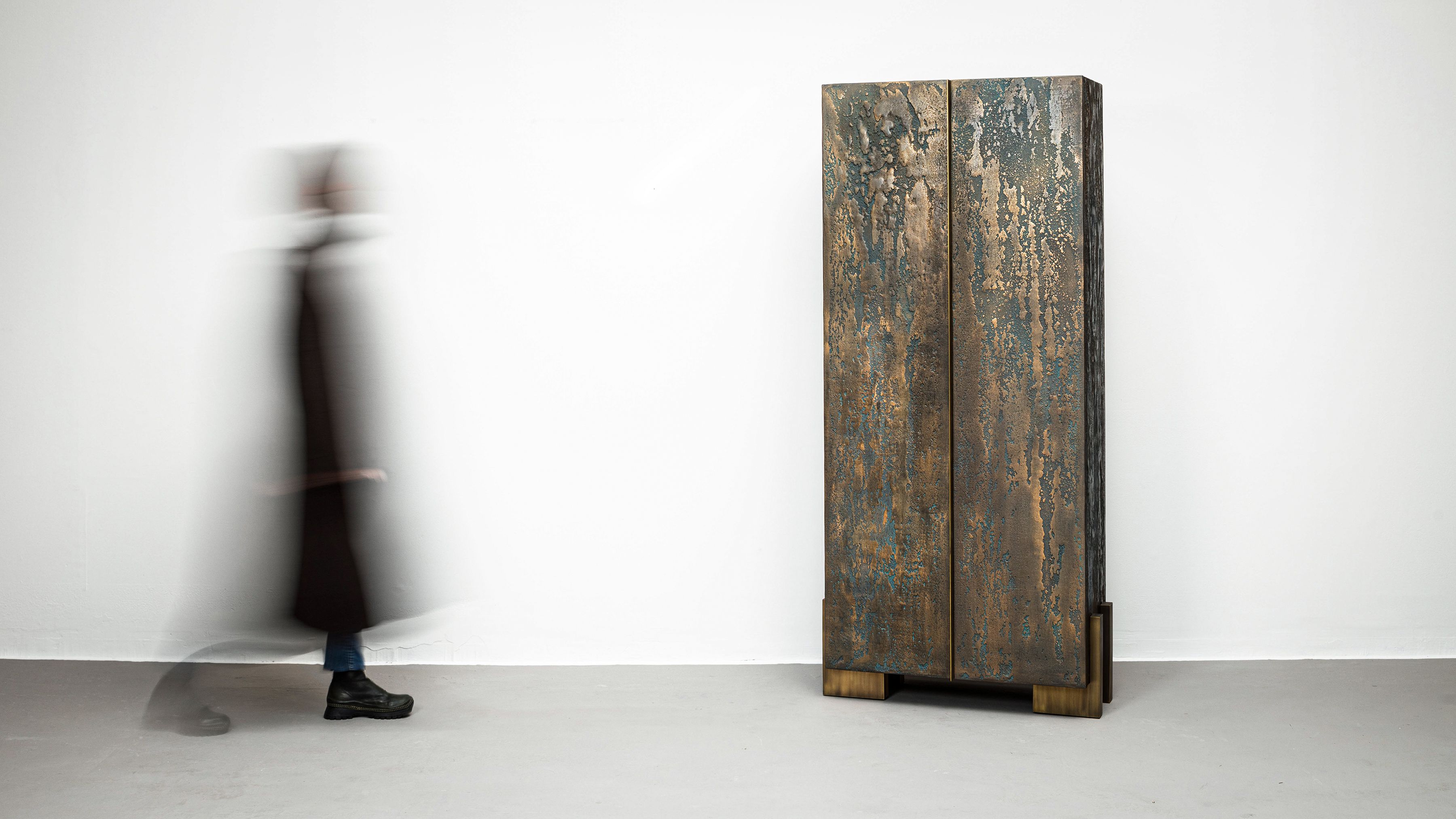 Pierre Bonnefille Ateliers Courbet Armoire Bloc Vert de Gris