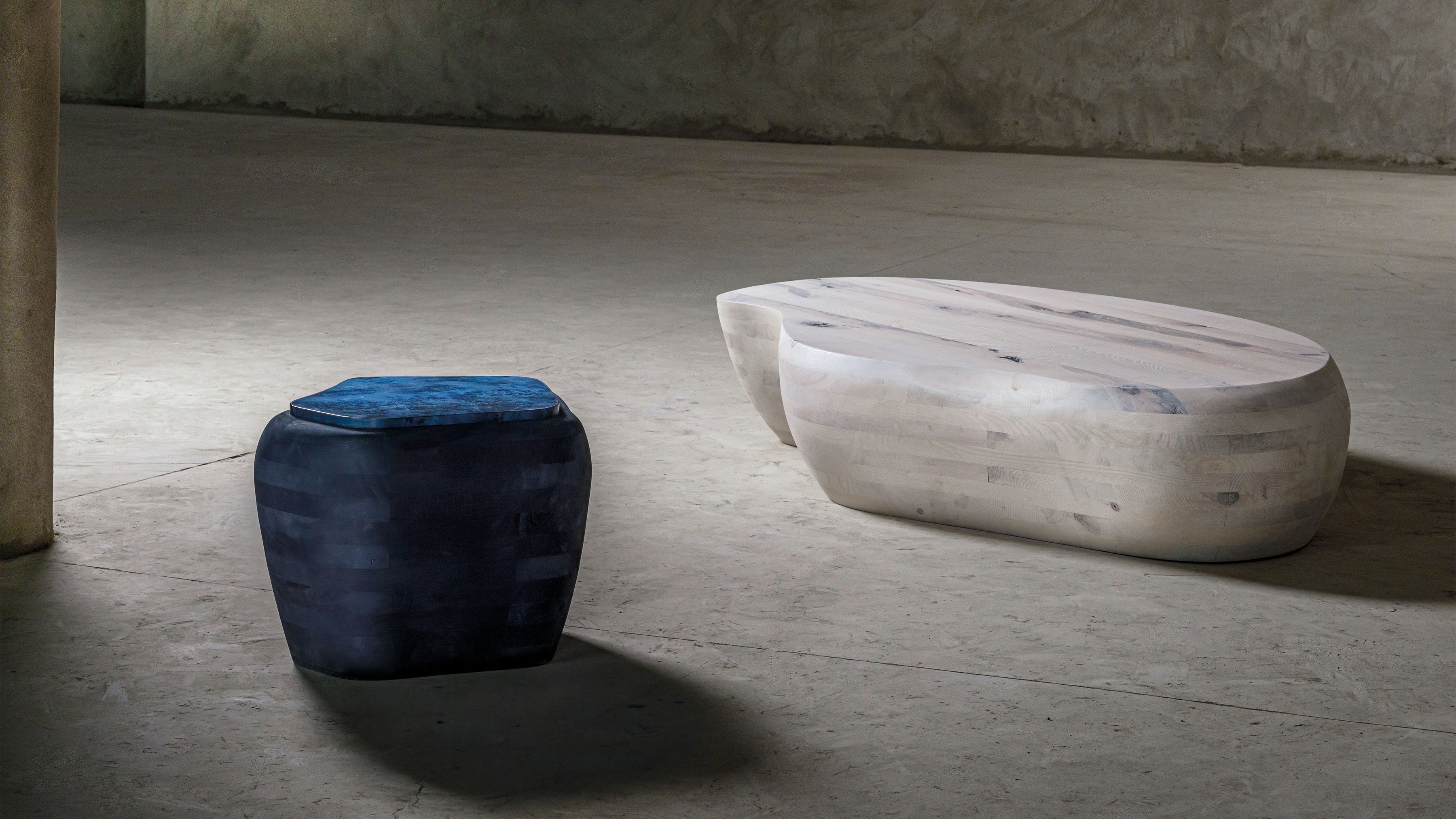 Ateliers Courbet Hamza Kadiri White Pebble Coffee Table