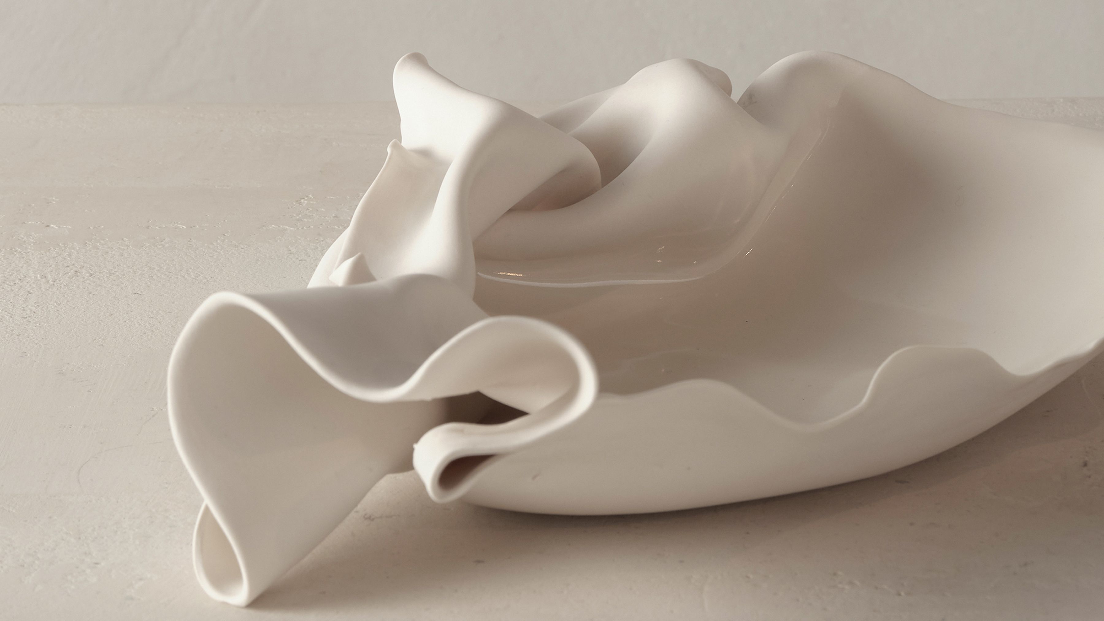 Iris Nesher Ateliers Courbet Porcelain Ceramic Centerpiece