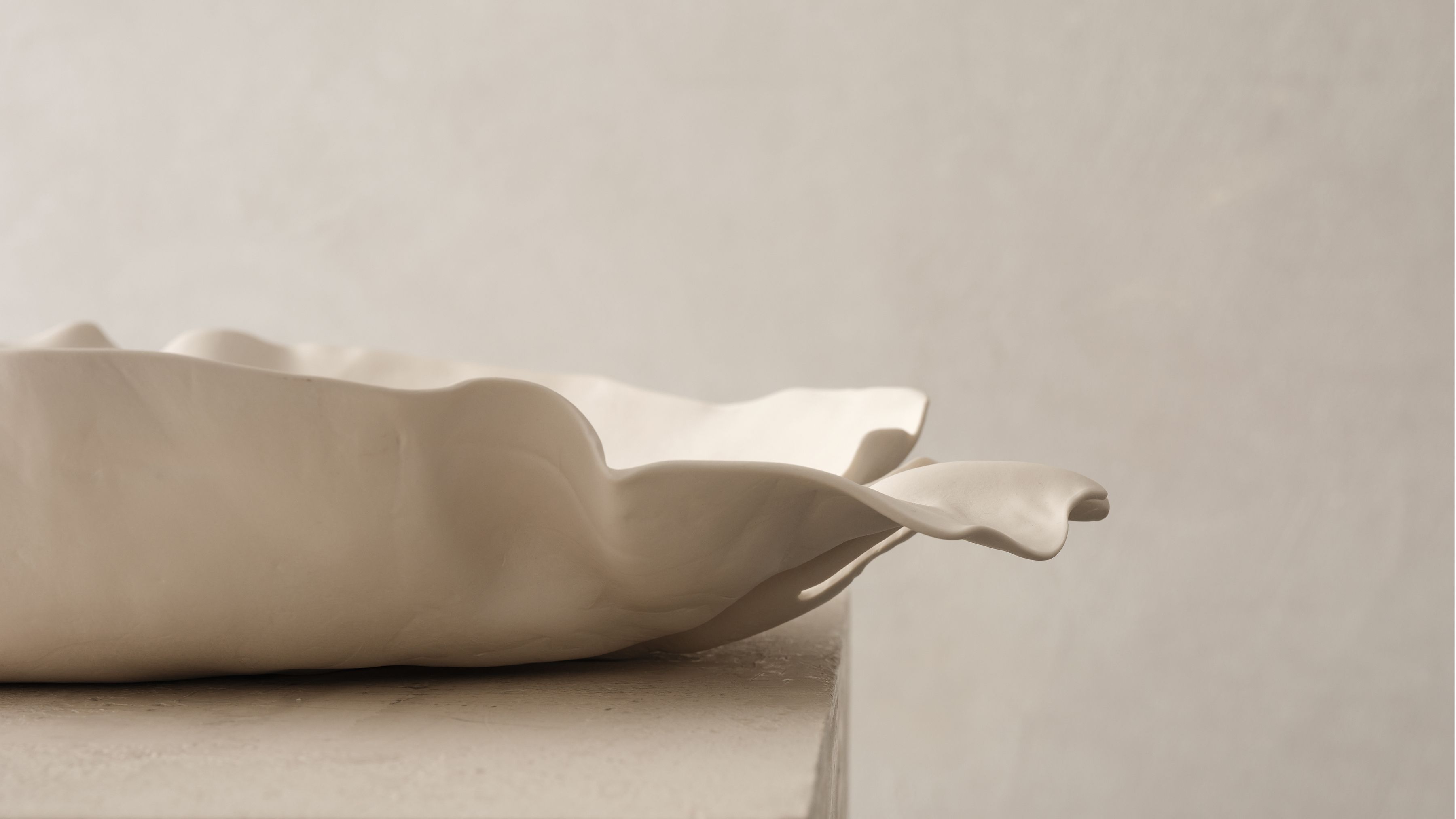 Ateliers Courbet Iris Nesher Porcelain Centerpiece