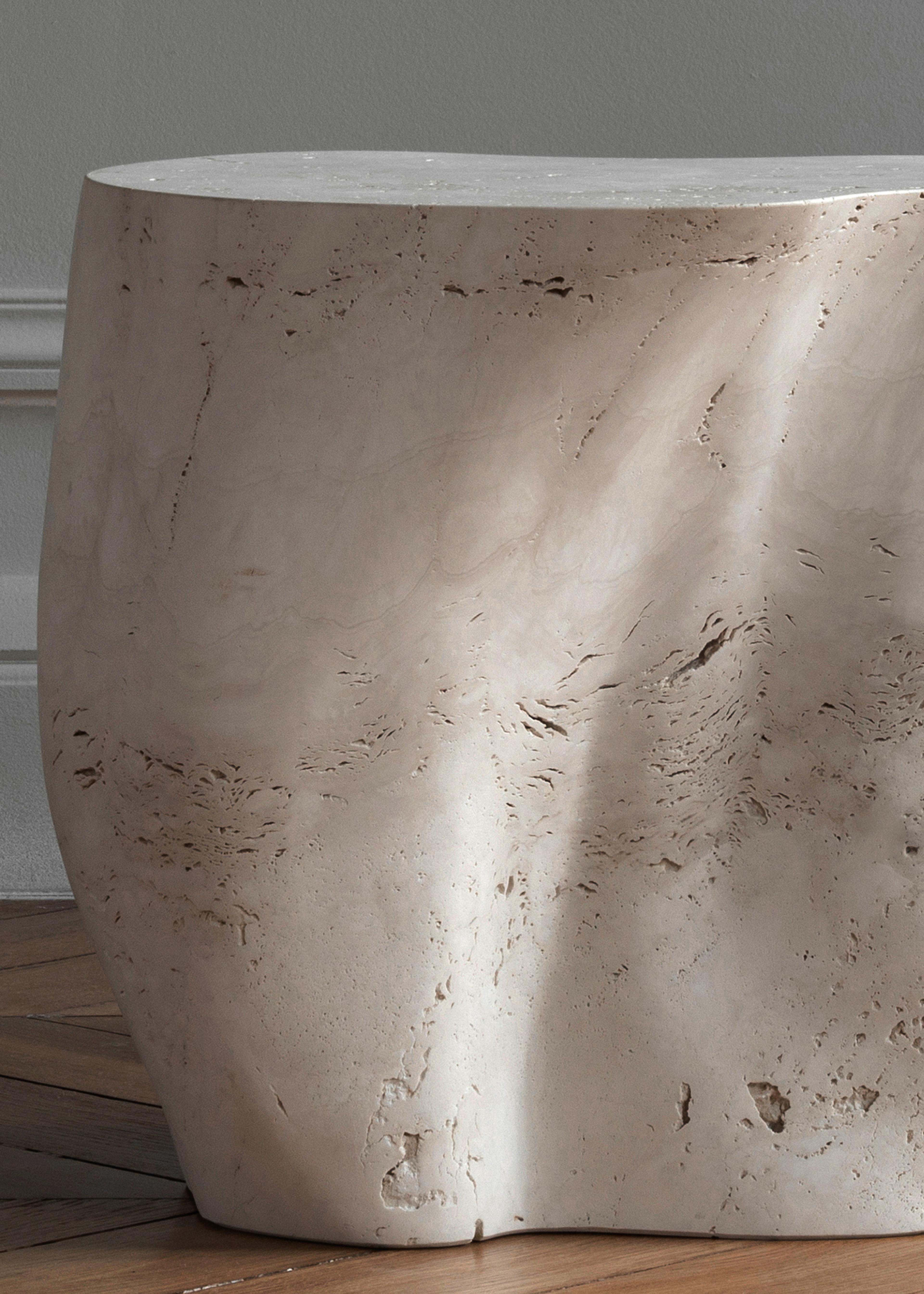 Jonathan Hansen at Ateliers Courbet Design Gallery - Stone Side Table