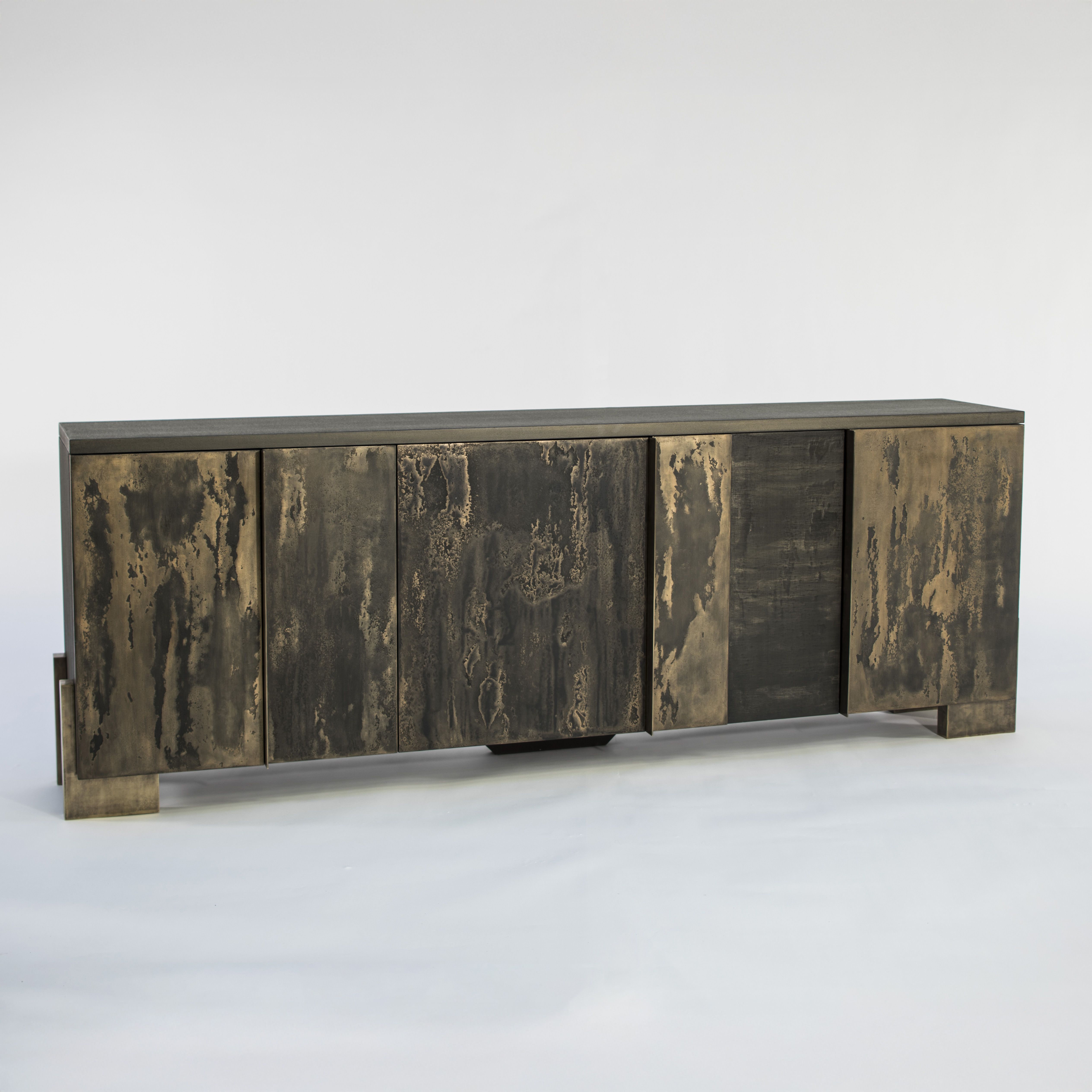 Pierre Bonnefille Ateliers Courbet Enfilade Bloc Bronze Bruni