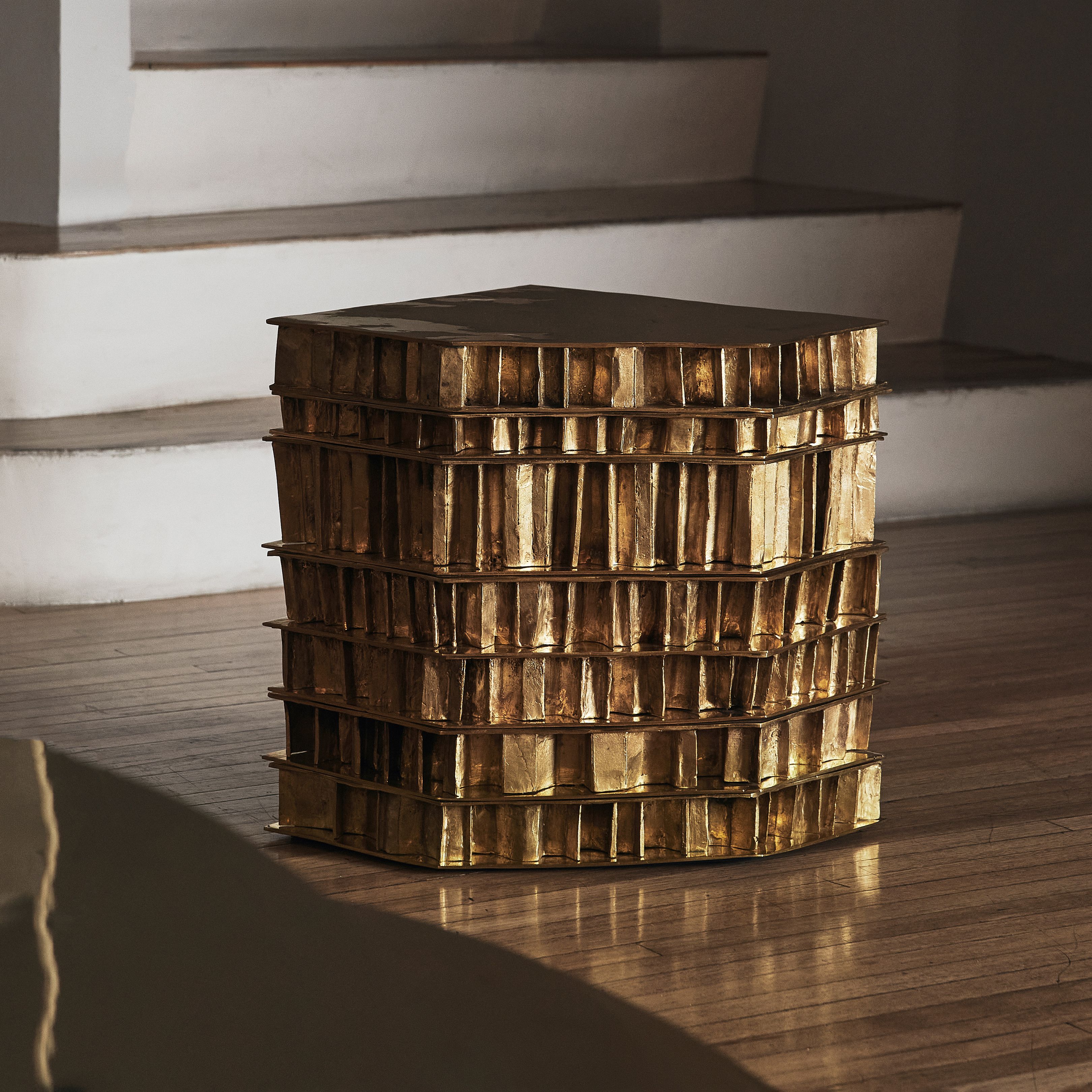 Hector Esrawe Ateliers Courbet Gear Bronze Table