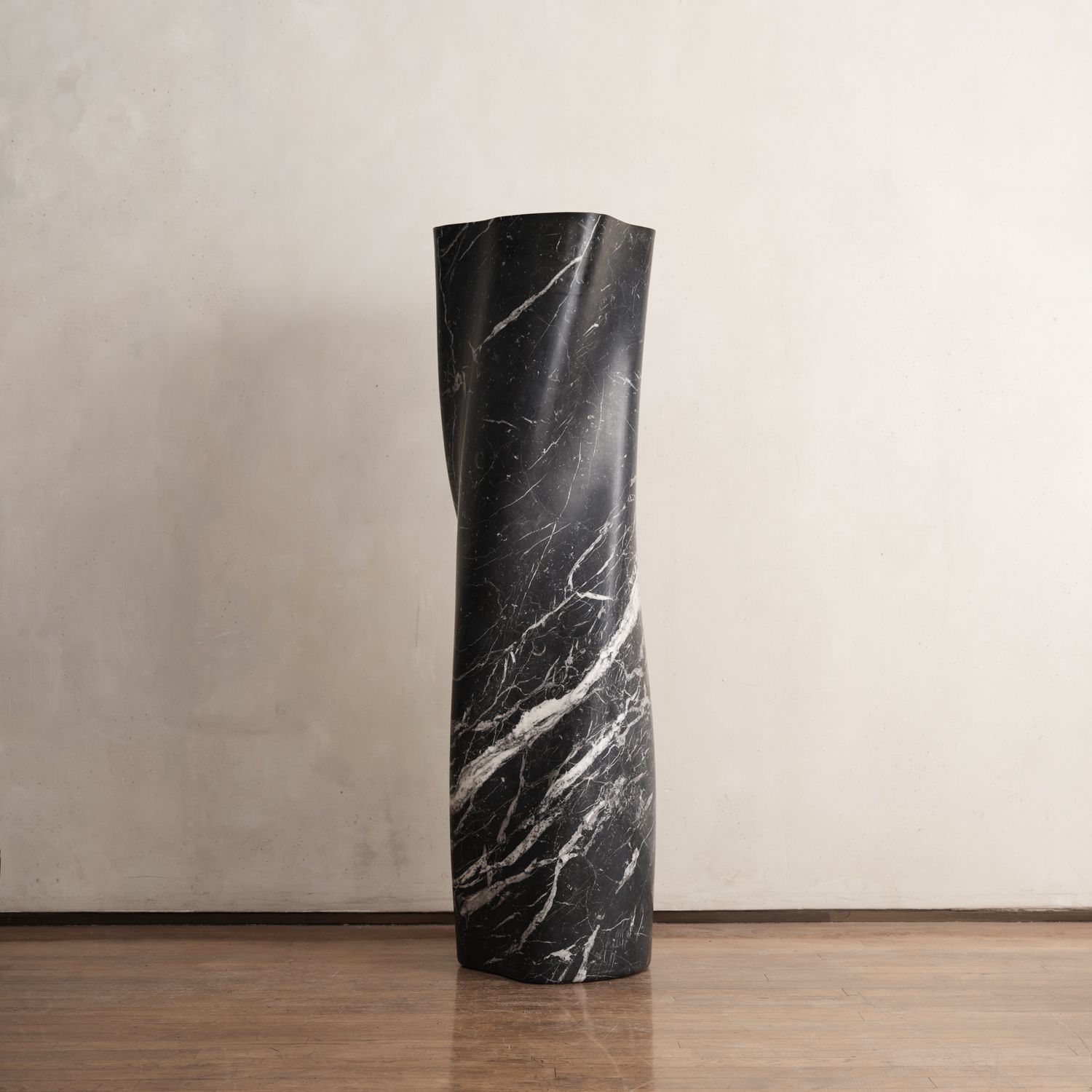 Jonathan Hansen Ateliers Courbet Biomorphic Series Biomorphic Totem Large Black Marble