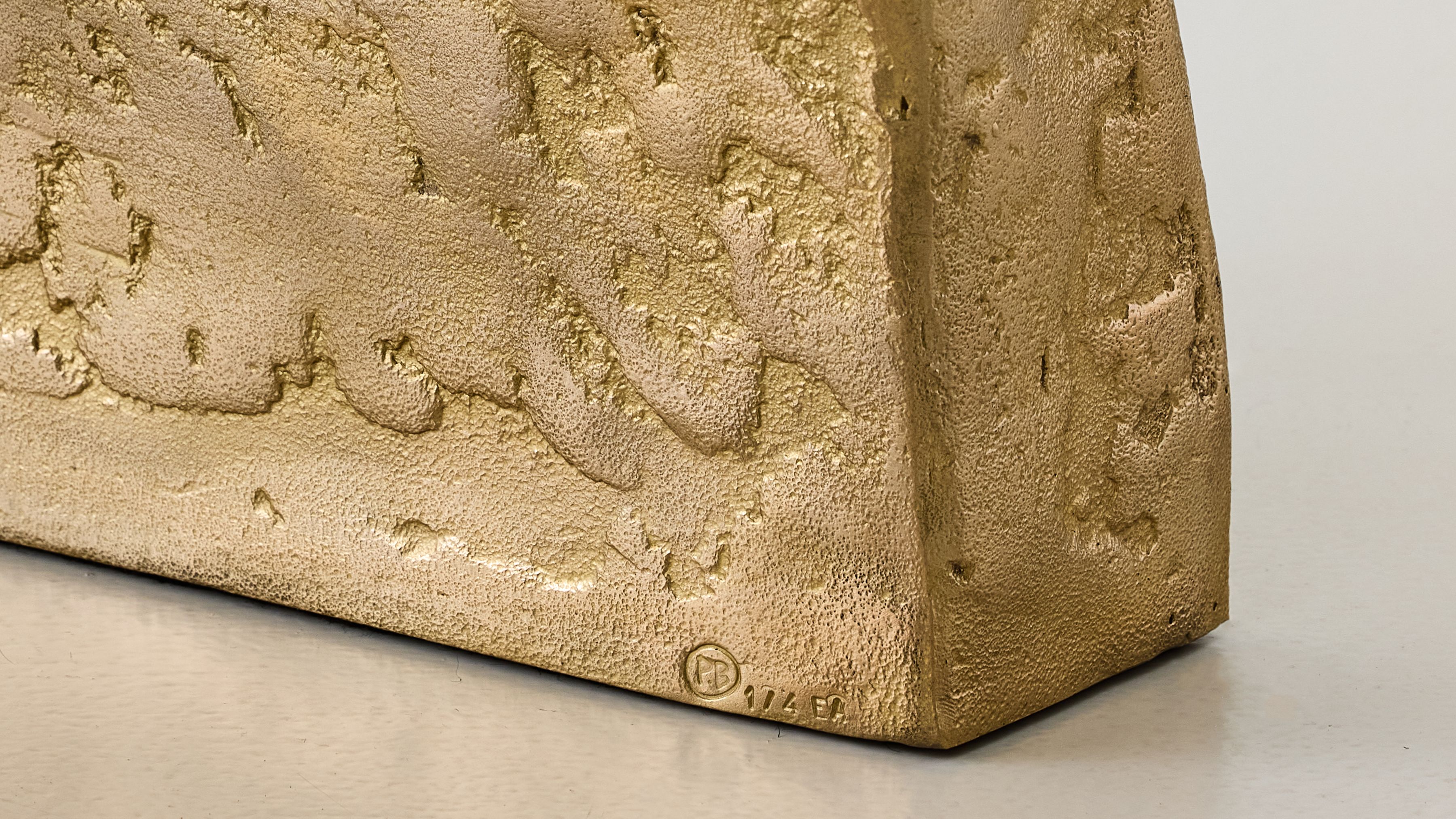 Pierre Bonnefille Ateliers Courbet Stool Rhizome C Bronze Doré