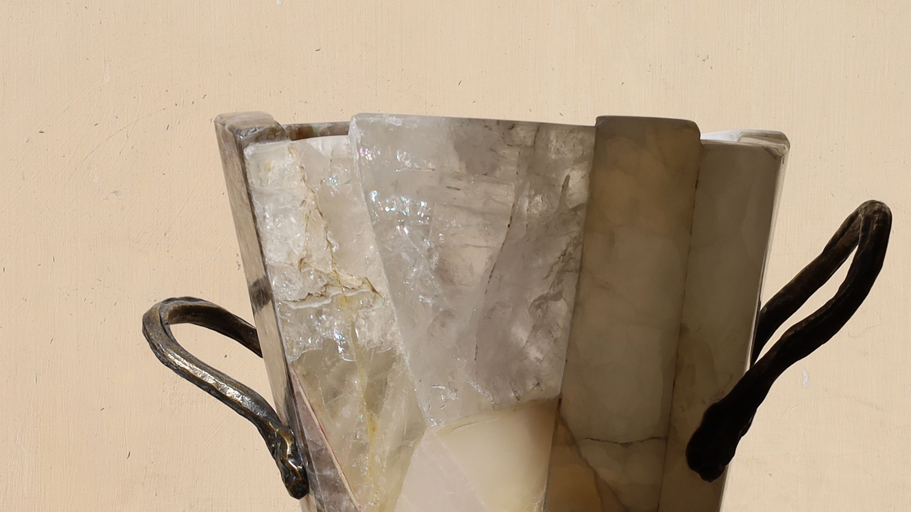 Daniel Koloziejcszak Ateliers Courbet Marble and Stone Tesserae Vessel