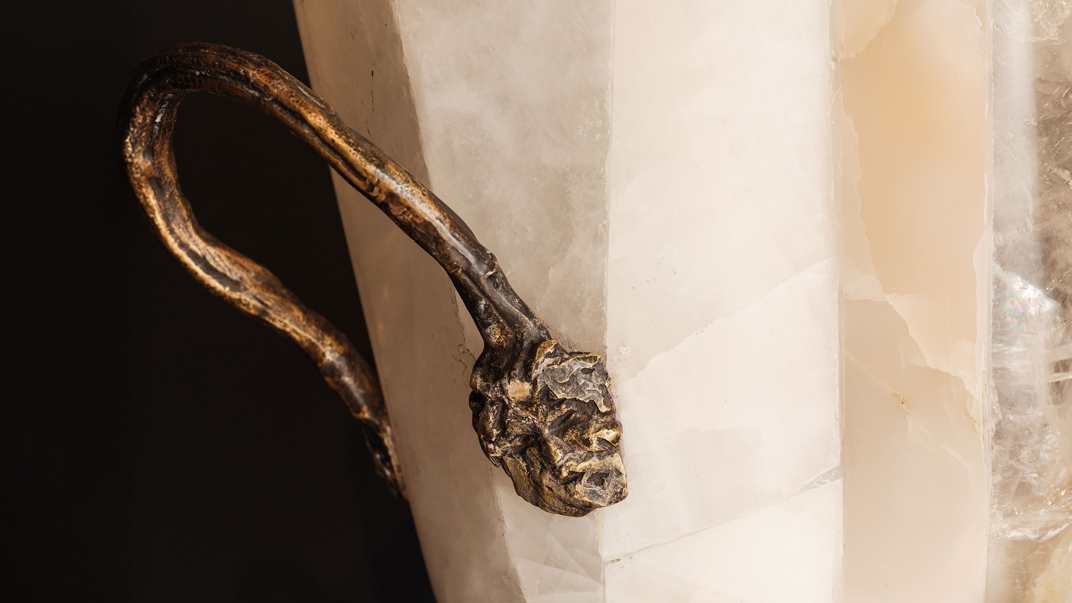 Daniel Koloziejcszak Ateliers Courbet Marble and Stone Tesserae Vessel