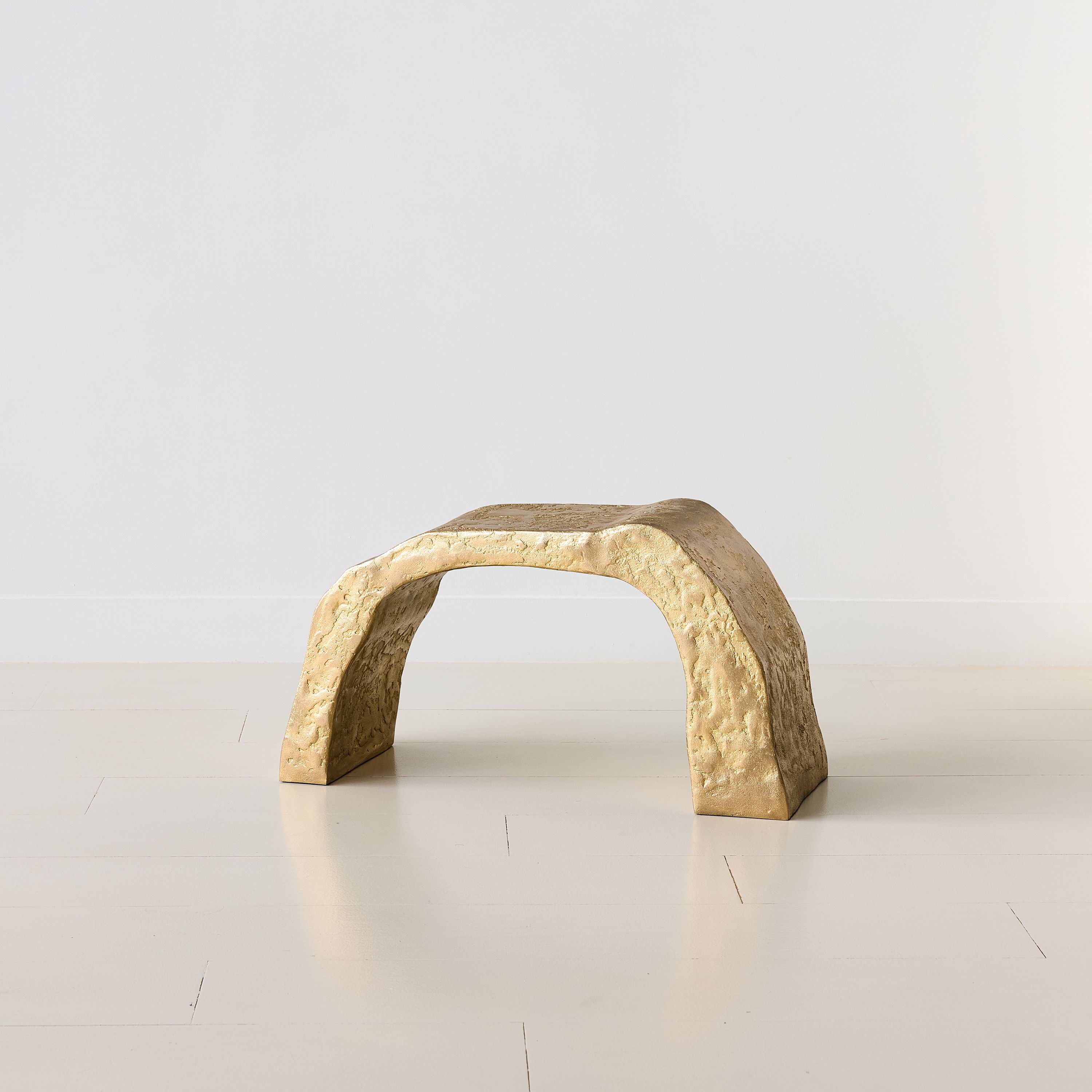 Pierre Bonnefille Ateliers Courbet Stool Rhizome C Bronze Doré
