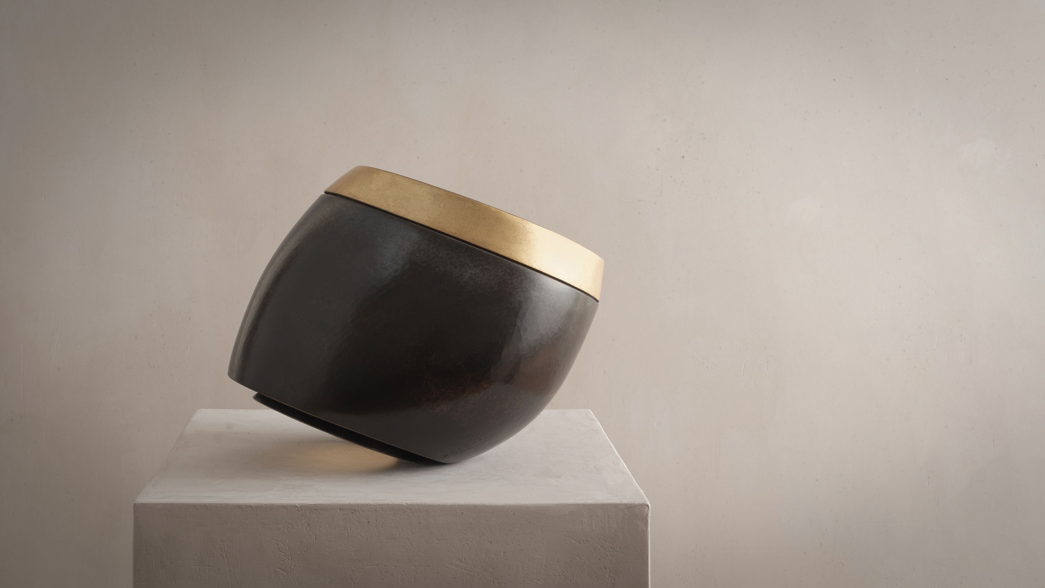 Herve Wahlen Ateliers Courbet Metal Sculptures/Vessels Pensée